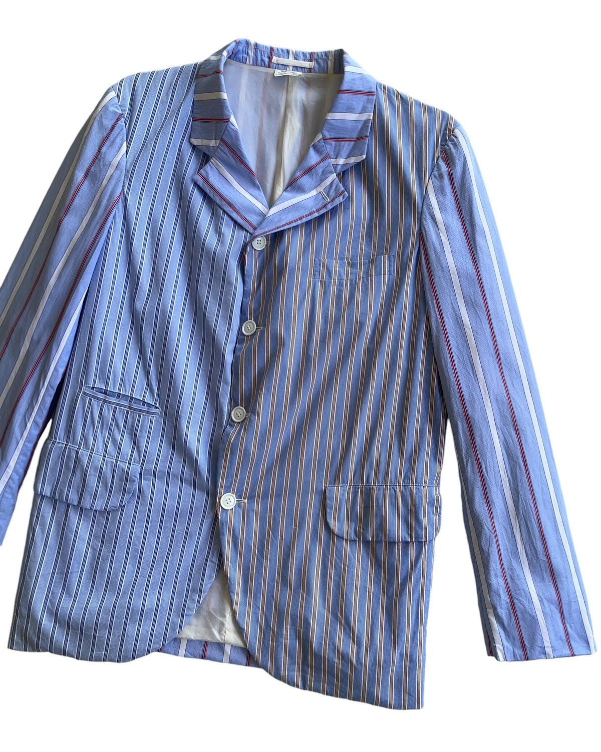 Comme des Garcons Homme Deux SS20 Comme Des Garcons Homme Deux Stripe Jacket Size US M / EU 48-50 / 2 - 5 Thumbnail