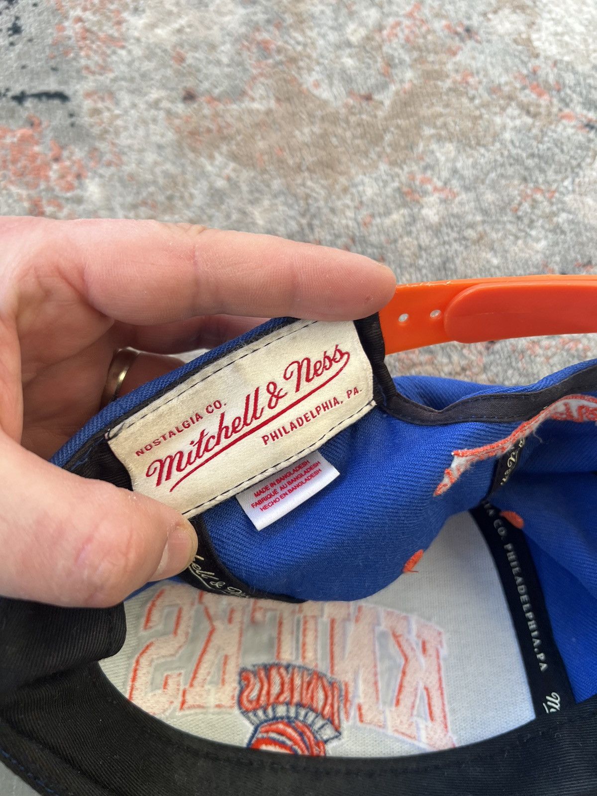 Mitchell & Ness New York Knicks NBA Mitchell & Ness Snapback Size ONE SIZE - 4 Thumbnail