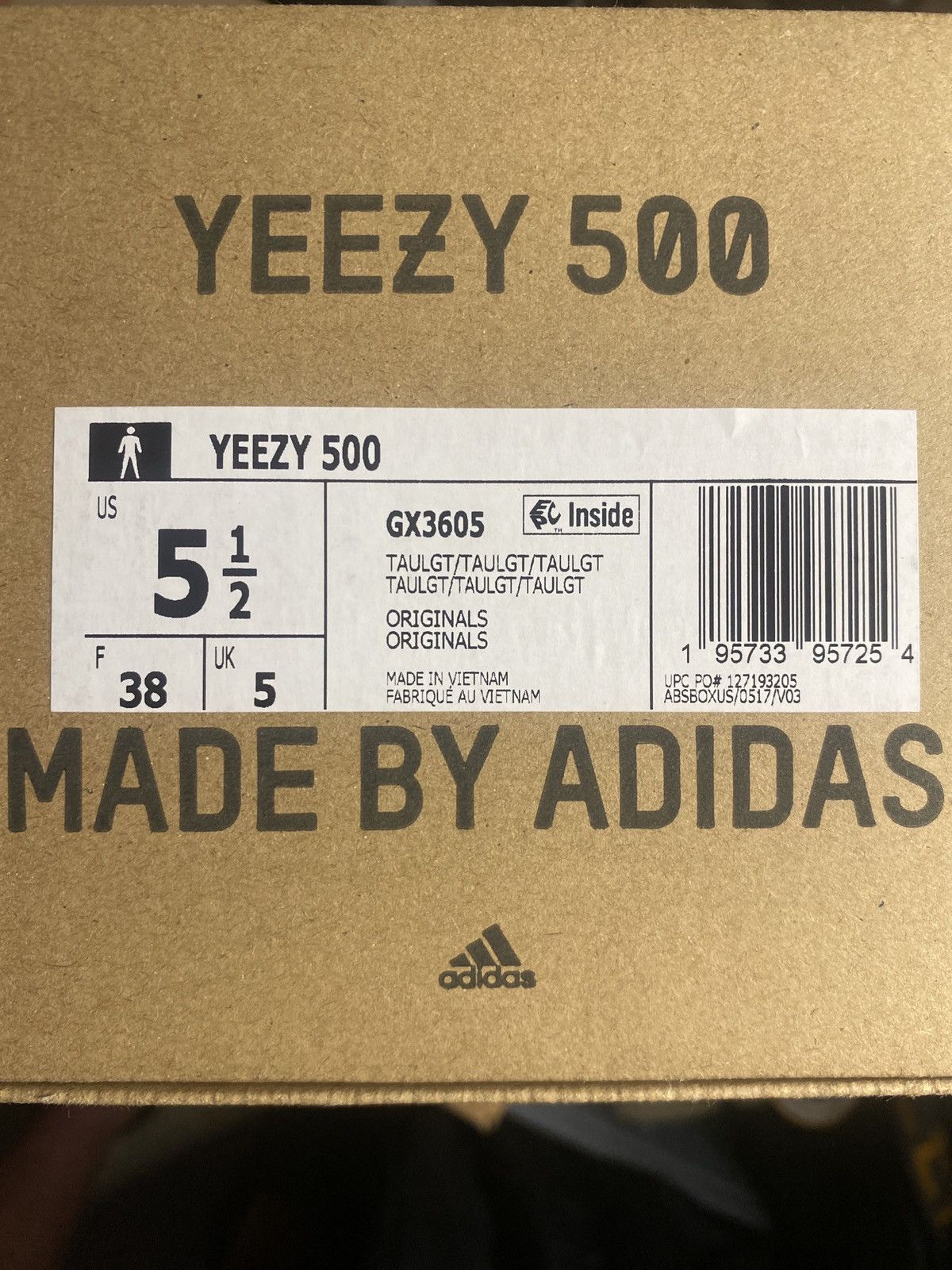 Yeezy adidas Yeezy 500 ‘Taupe Light’ size 5.5M/7W Size US 5.5 / EU 38 - 12 Thumbnail