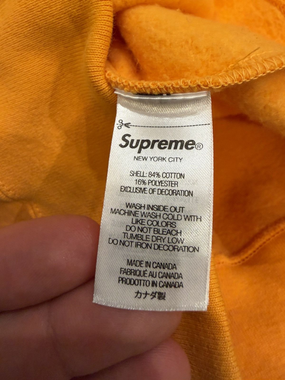Supreme Supreme Mister Cartoon Zip Up Hoodie - Yellow Size US XL / EU 56 / 4 - 5 Thumbnail