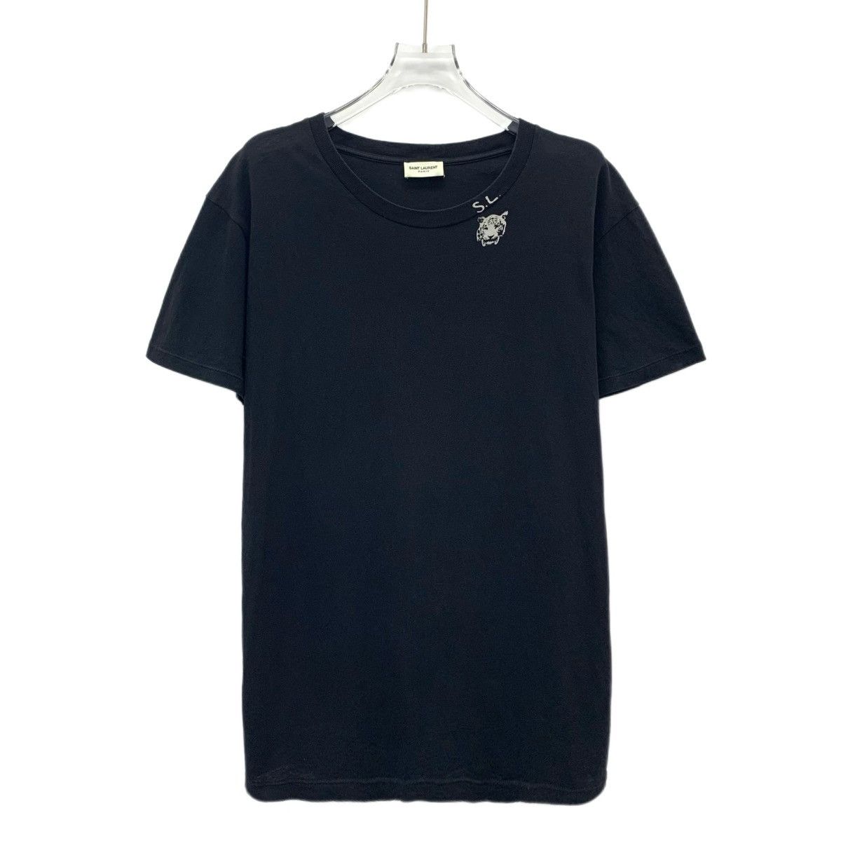 Yves Saint Laurent Yves Saint Laurent Tiger Head Short Sleeve T-Shirt K26WX Size M / US 6-8 / IT 42-44 - 1 Thumbnail