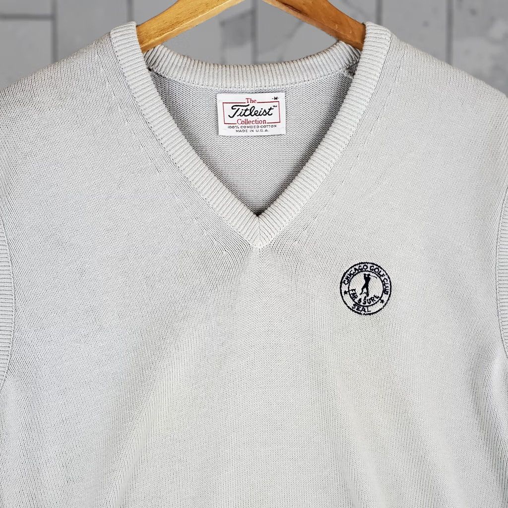 Titleist VINTAGE Titleist x Chicago Golf Vest Shirt Men Medium Gray Size US M / EU 48-50 / 2 - 1 Thumbnail