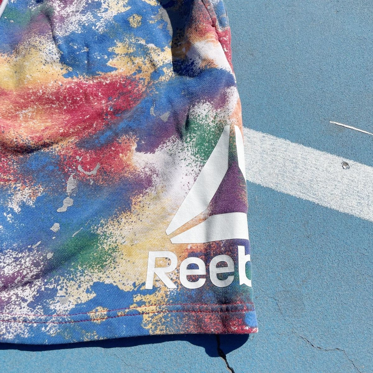 Reebok Reebok Paint Splatter Shorts Size US 35 - 4 Thumbnail