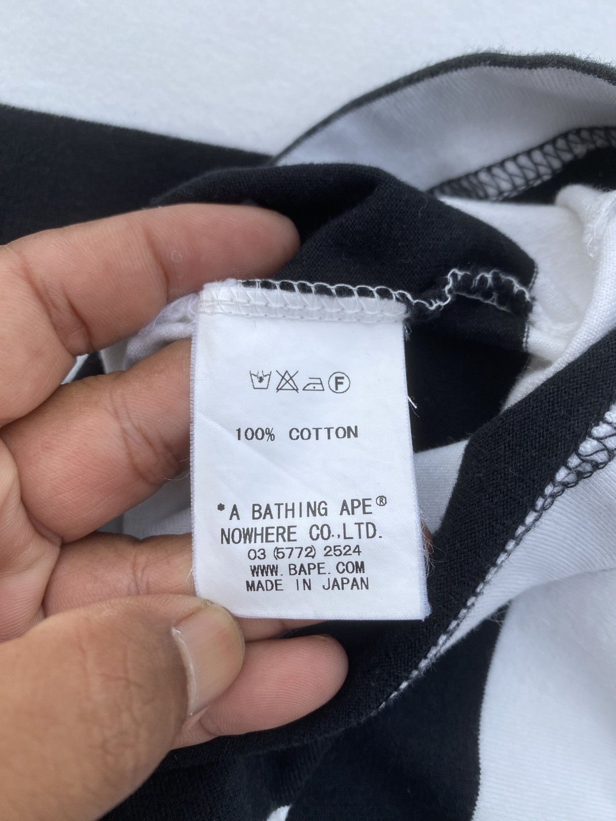 Bape Rare BAPE Stripes Longsleeve Shirt Size US S / EU 44-46 / 1 - 15 Thumbnail