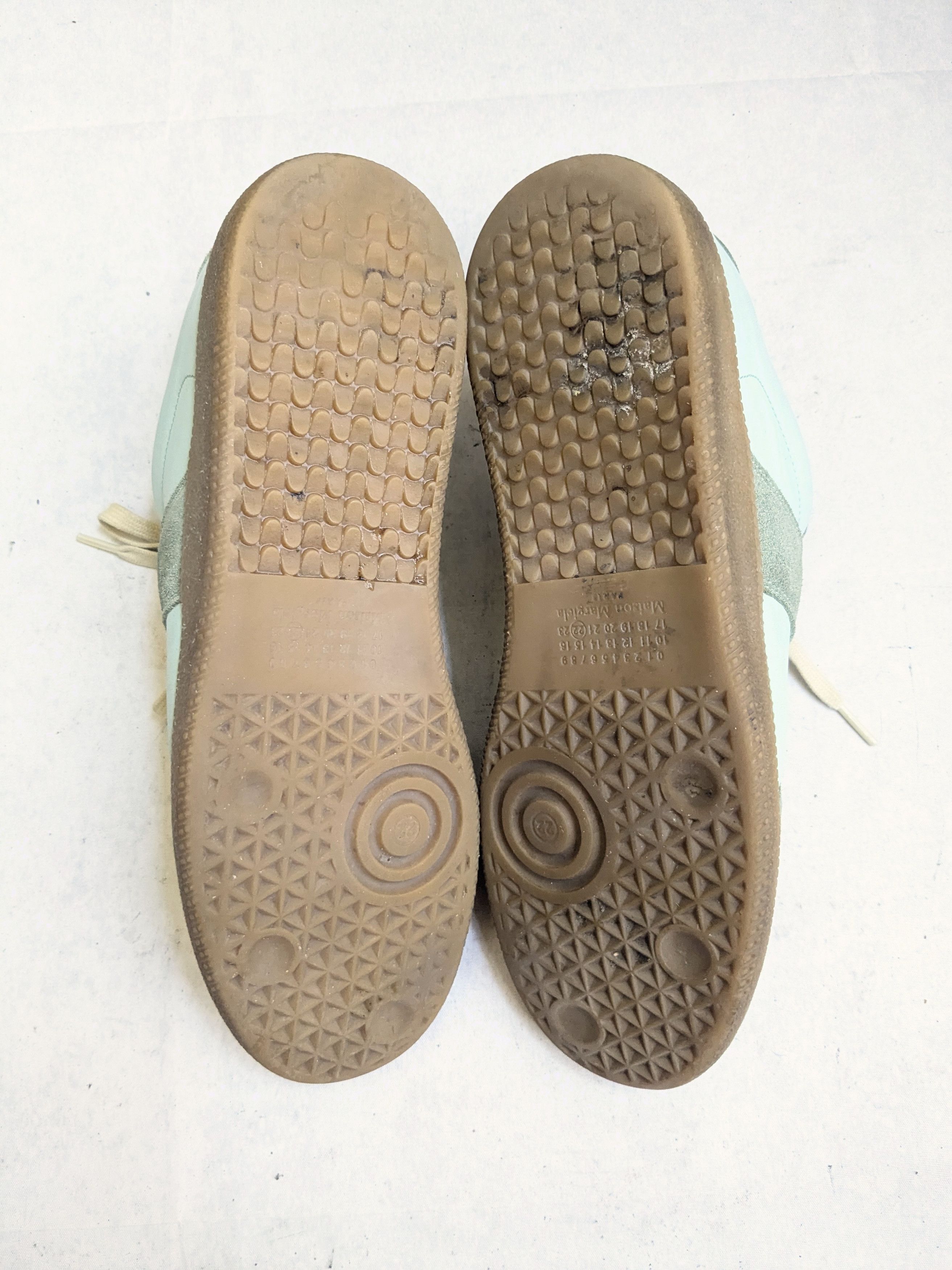 Maison Margiela Maison Margiela Green Replica Sneakers 12 45 Low Tops Size US 12 / EU 45 - 17 Thumbnail