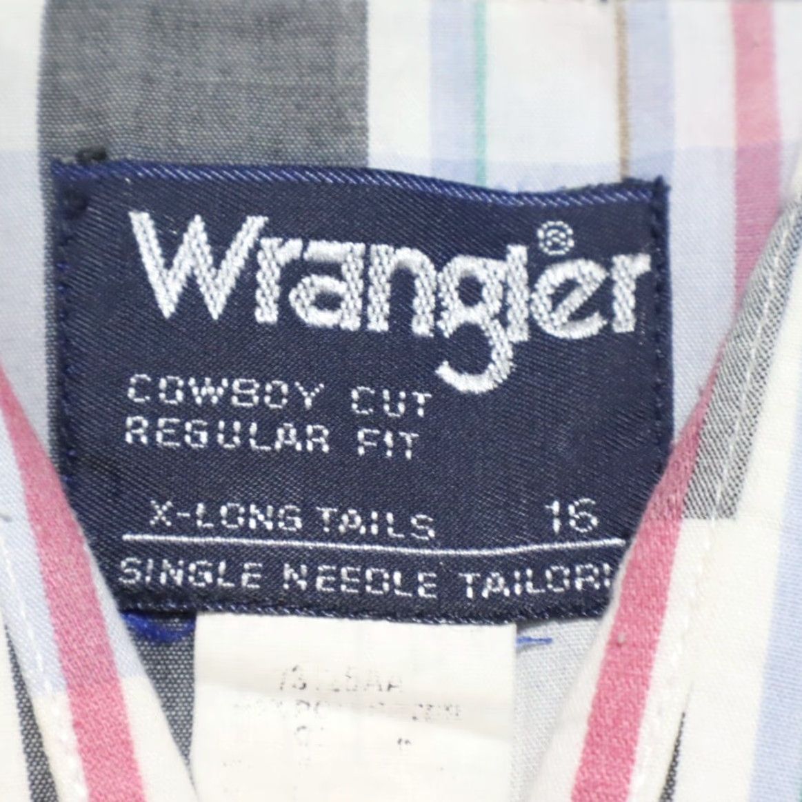 Wrangler Wrangler Cowboy Cut Pearl Snap Shirt Mens 16 Plaid Cotton Short Sleeve Mens Size 16 Multi-Colored Size US L / EU 52-54 / 3 - 5 Thumbnail