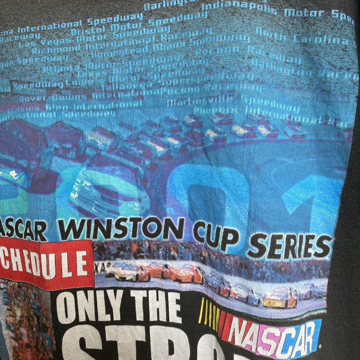 NASCAR Thrashed Faded Vintage 2001 Nascar Winston Cup ERD GRUNGE T Size US XL / EU 56 / 4 - 6 Thumbnail