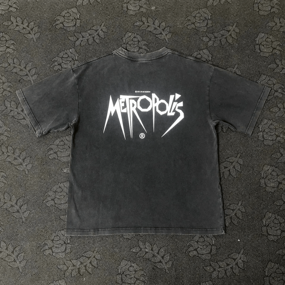 Japanese Brand × Vintage Vintage MetroPolis Robot Printed Vintage T Shirt Size US XL / EU 56 / 4 - 2 Thumbnail