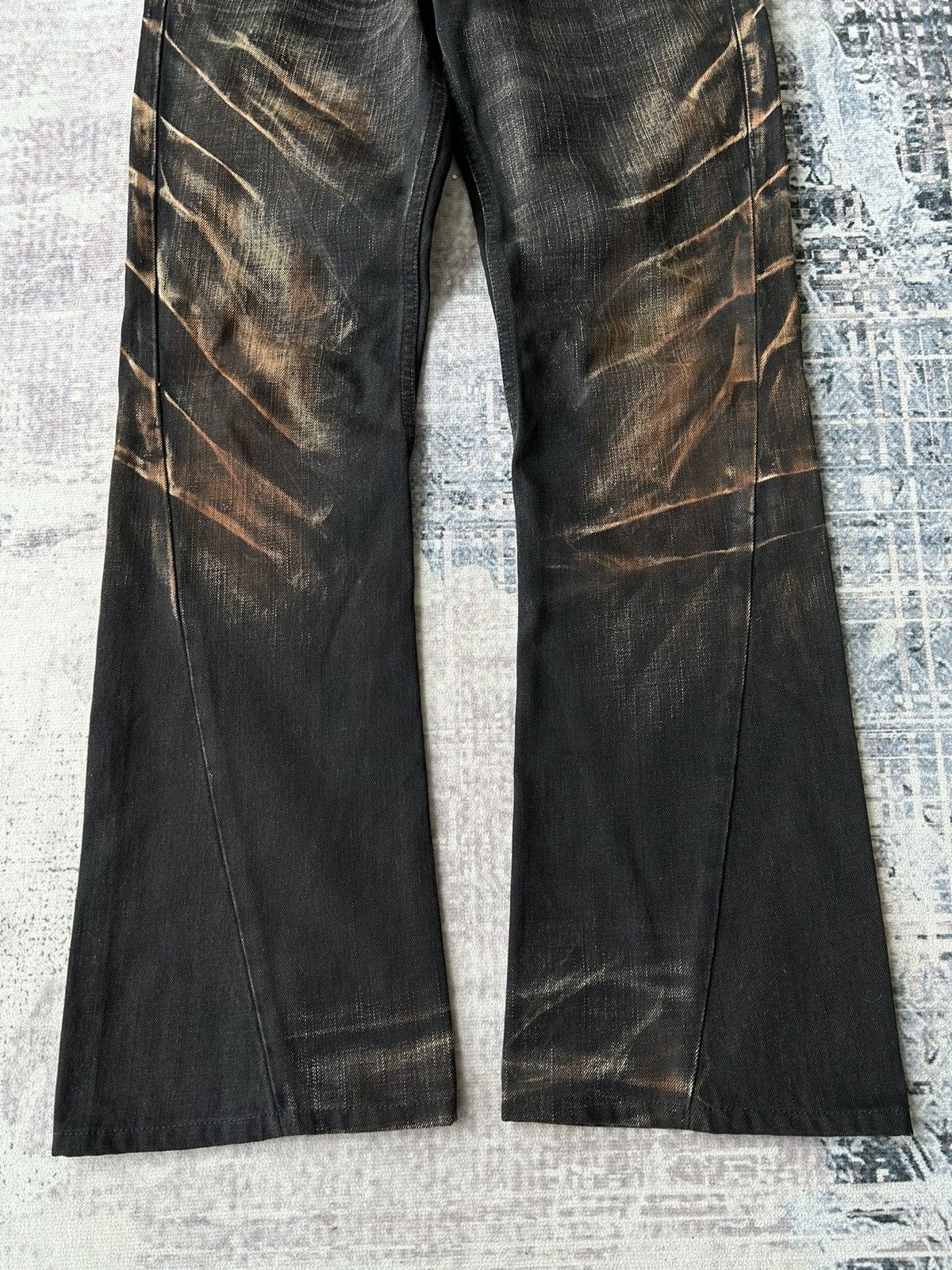 Tornado Mart Tornado Mart Super Lace Flared Denim Size US 33 - 5 Thumbnail