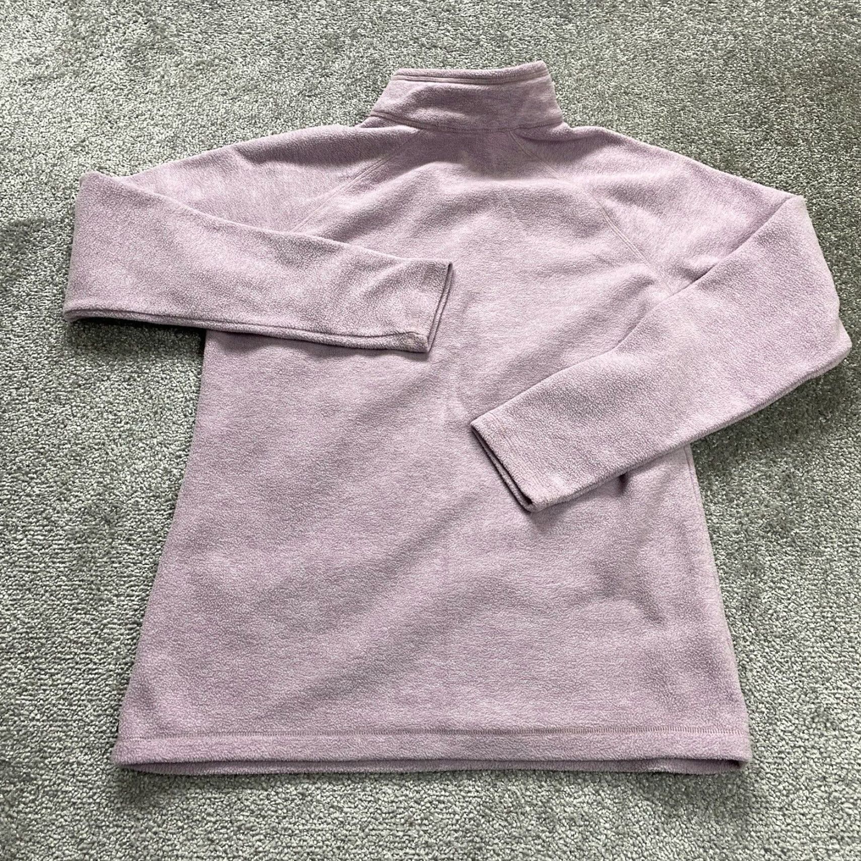Eddie Bauer Eddie Bauer Fleece Jacket Womens Small Purple 1/4 Zip High Neck Outdoor Hiking Jacket Shirt? Size S / US 4 / IT 40 - 2 Thumbnail
