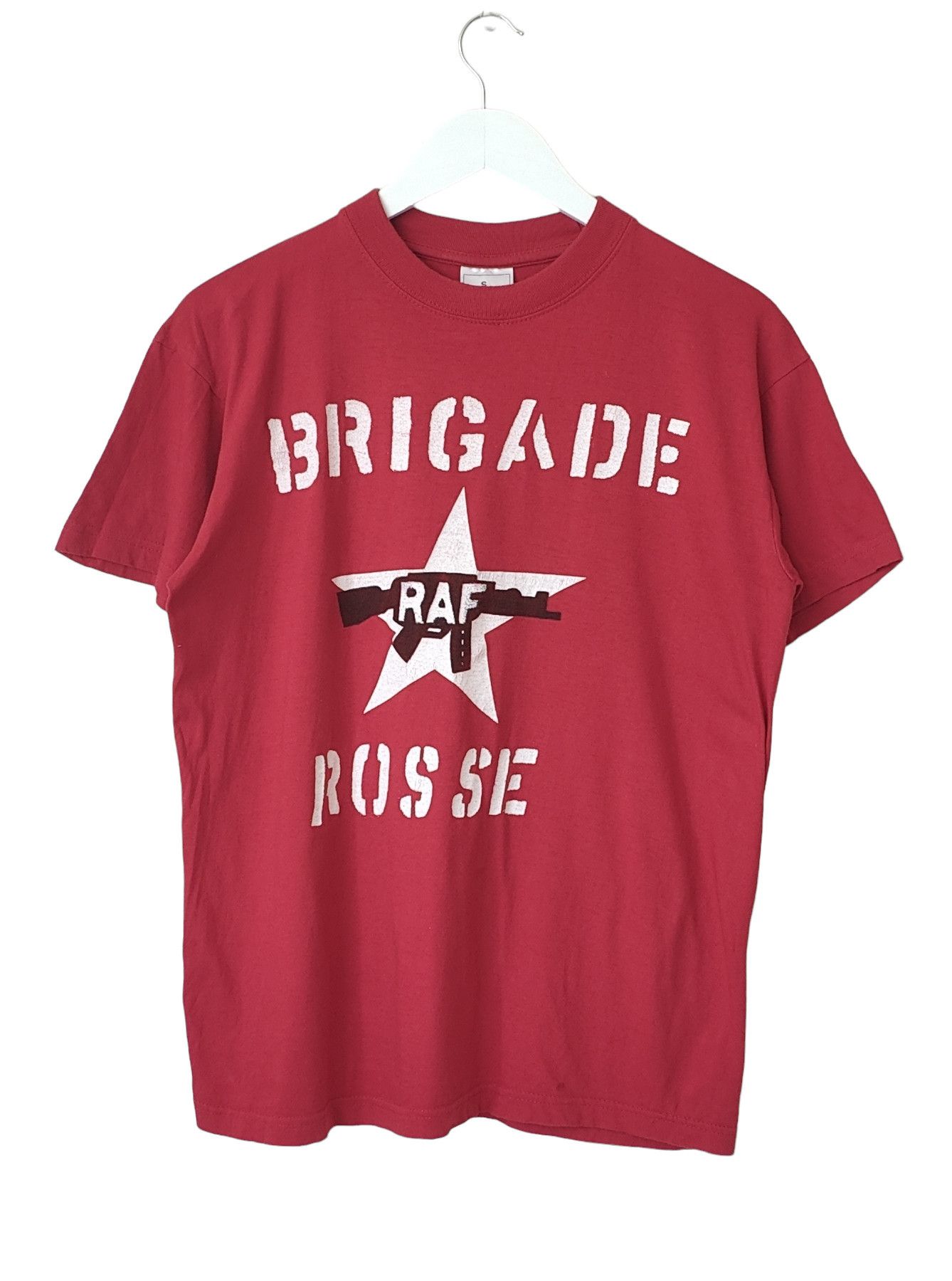 Band Tees × Brigade × Vintage Vintage 90s Brigade Rosse worn by CLASH Joe Strummer Tshirt Size US S / EU 44-46 / 1 - 1 Thumbnail