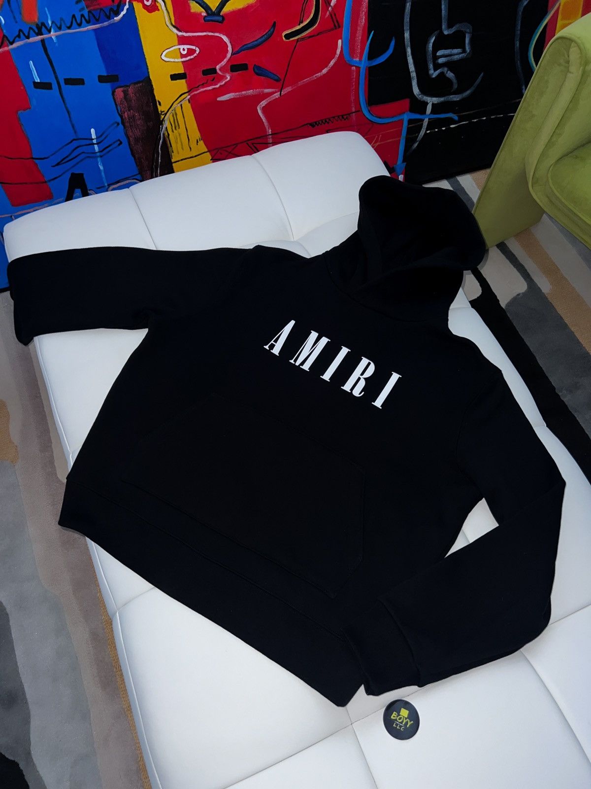 【関税込み】AMIRI Coreコレクション ブラック ロゴ フーディ Amiri M.A Core Logo Hoodie -Black Amiri | Grailed