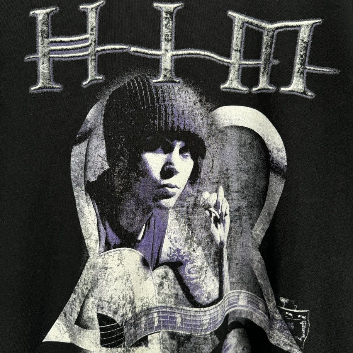 Band Tees Vintage Early 00s Him Band Rare Euro Metal T Shirt Size US XL / EU 56 / 4 - 4 Thumbnail