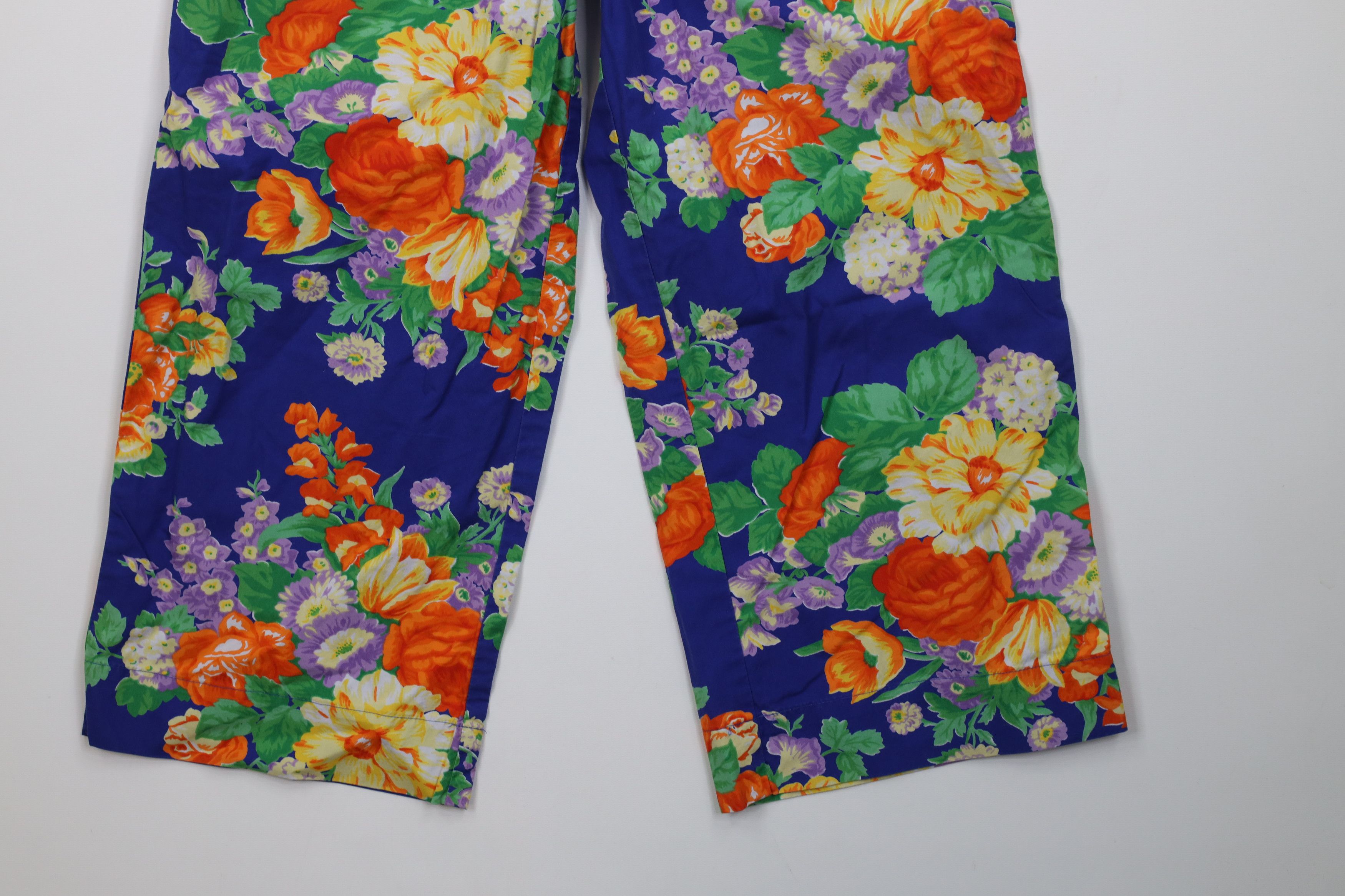 Ralph Lauren Vintage 90s Ralph Lauren All Over Print Capris Pants Cotton Size 27" / US 4 / IT 40 - 4 Thumbnail