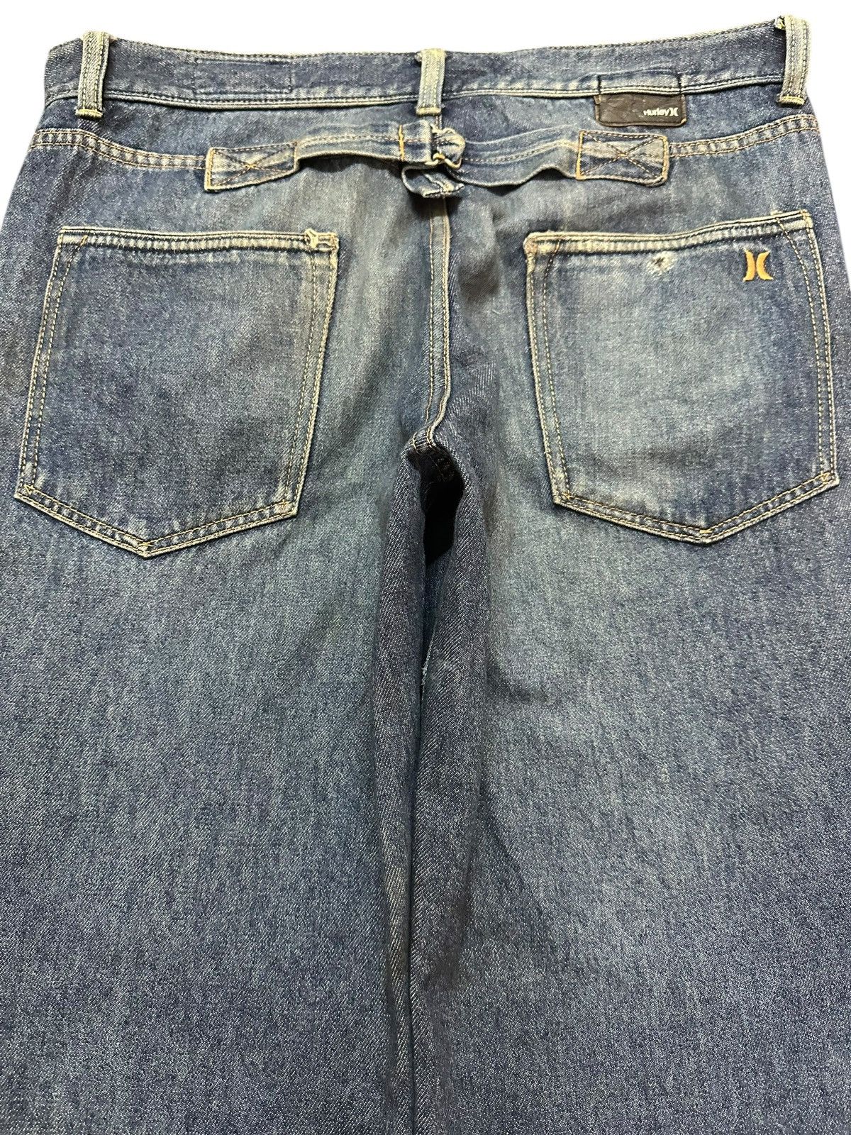 Hurley Hurley Denim Buckle Mud Wash Style Loose Jeans Size US 34 / EU 50 - 5 Thumbnail