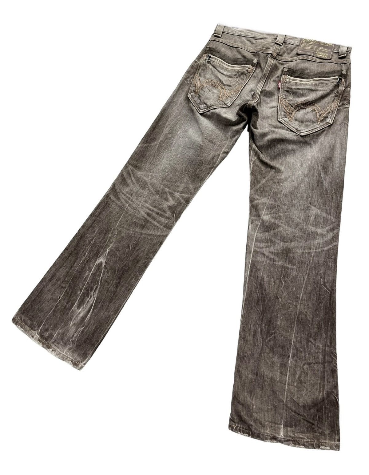 Edwin 🔥FYE🔥EDWIN Seditionaries Mud Max Brown Bleach Wash Denim Size US 30 / EU 46 - 7 Thumbnail