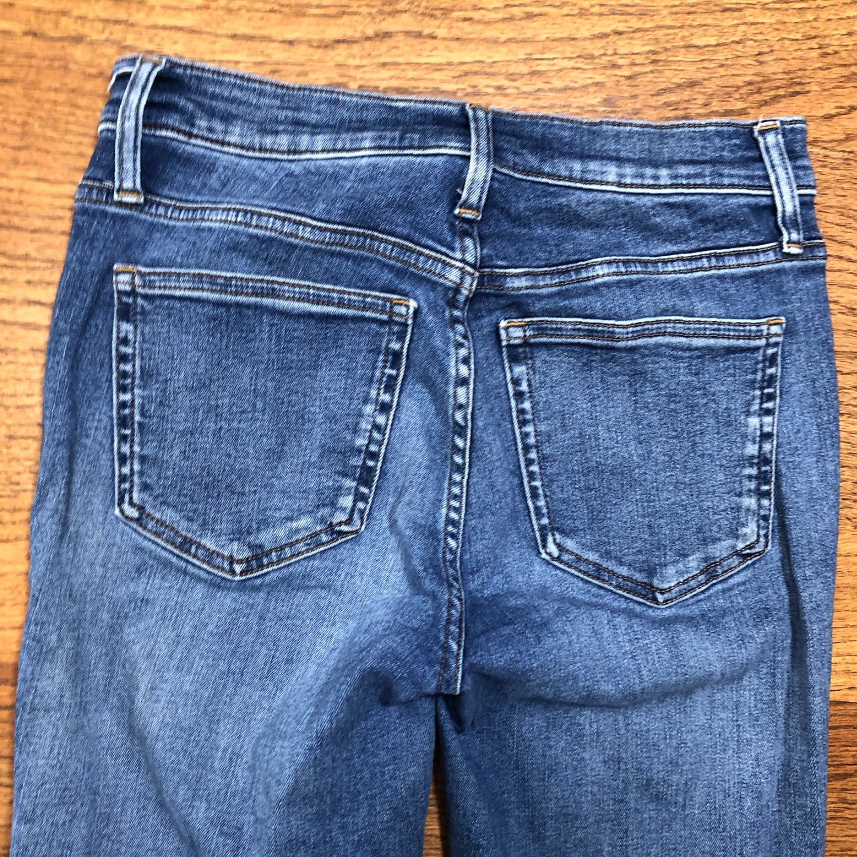 J.Crew J Crew Womens Jeans Skinny Button Fly Toothpick 27 9" Medium Wash Blue Stretch Size 27" / US 4 / IT 40 - 4 Thumbnail
