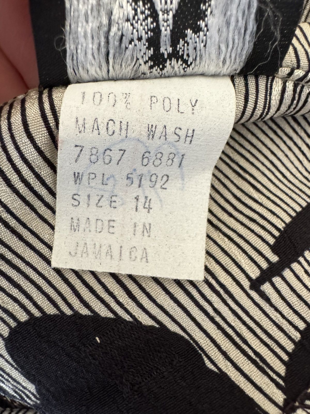 Other Maree L Vintage dress Jamaica grey black midi tiered long Size M / US 6-8 / IT 42-44 - 5 Thumbnail