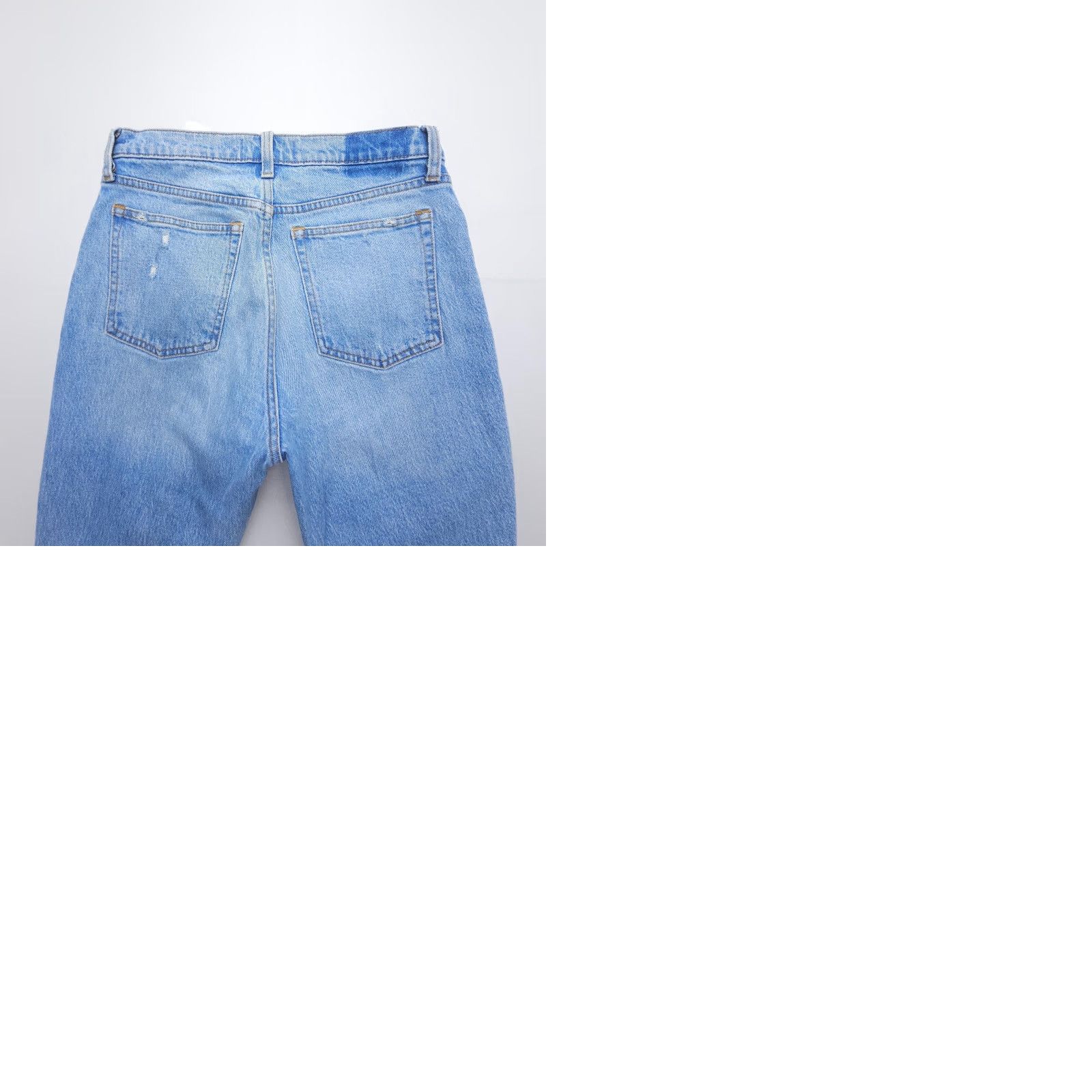 Abercrombie & Fitch Abercrombie & Fitch High Rise Skinny Jeans Size 6 / 28 Blue Distressed Denim Women Regular Material Cotton Blend 5-Pocket Size 28" / US 6 / IT 42 - 9 Thumbnail