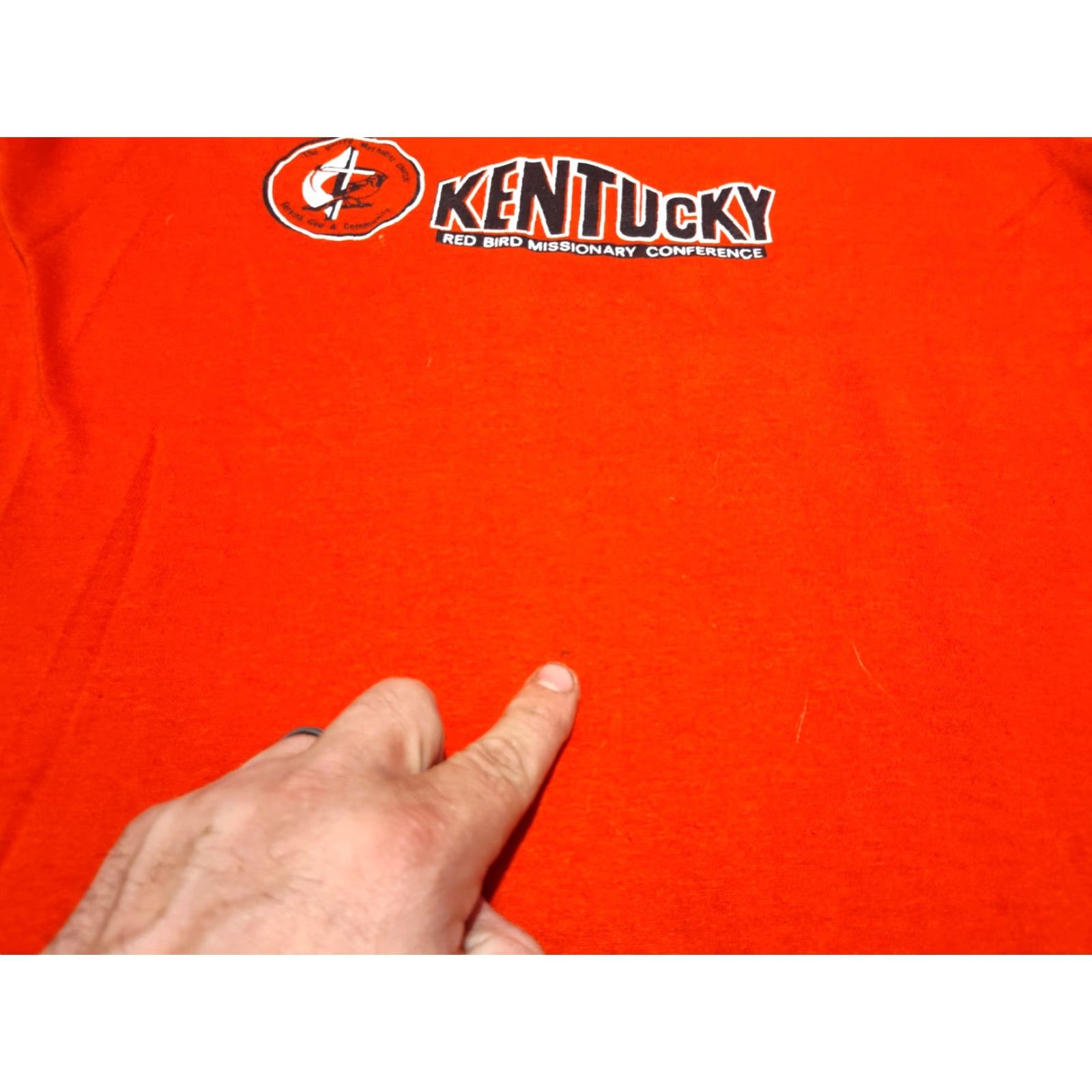 Vintage **Vtg Russell Kentucky Red Bird Missionary Conference T-Shirt USA L** User: **Vtg Russell Kentucky Red Bird Missionary Conference T-Shirt USA L** Size US L / EU 52-54 / 3 - 2 Thumbnail