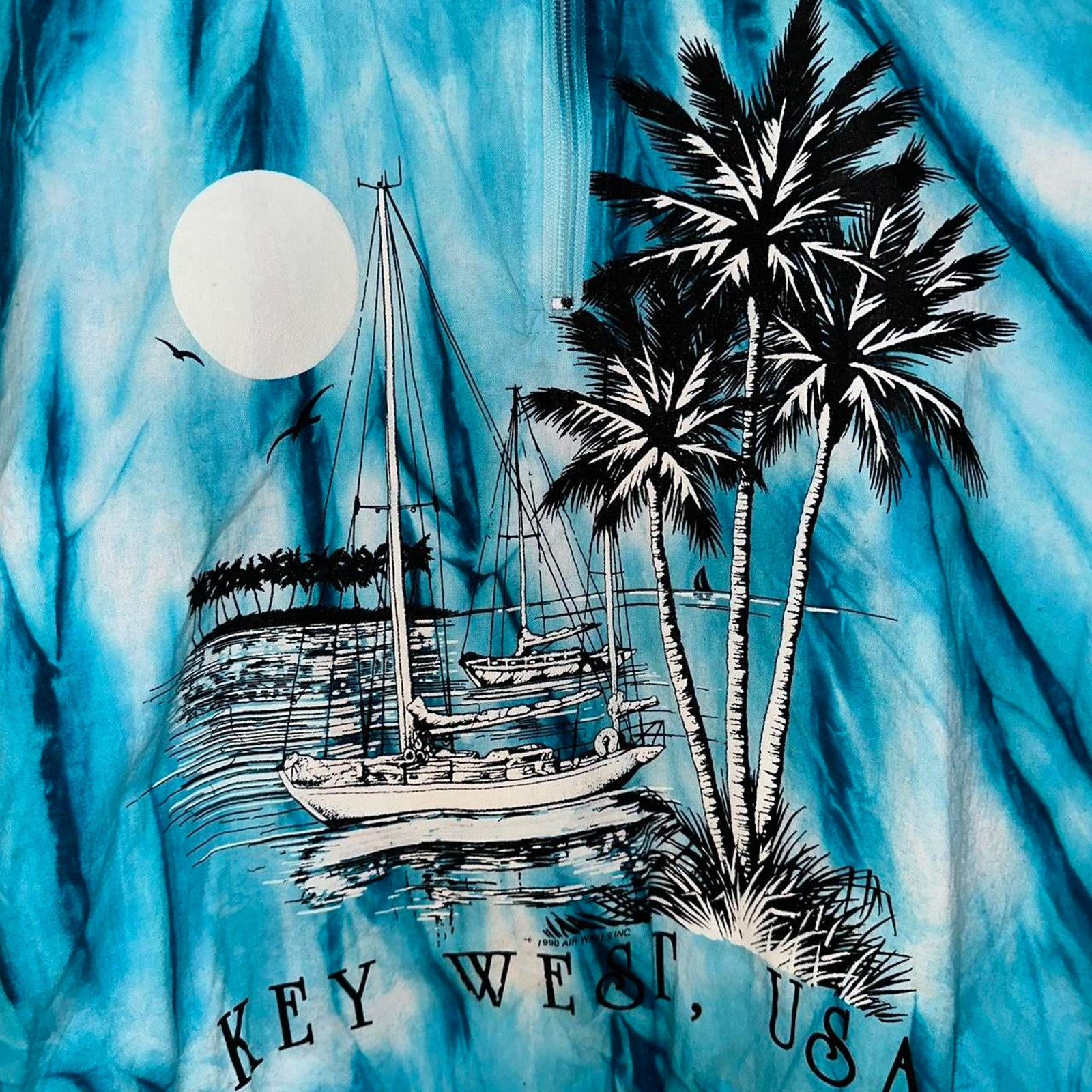 Vintage Vintage 1990 Key West Florida Windbreaker One Size Fits All Size US L / EU 52-54 / 3 - 4 Thumbnail