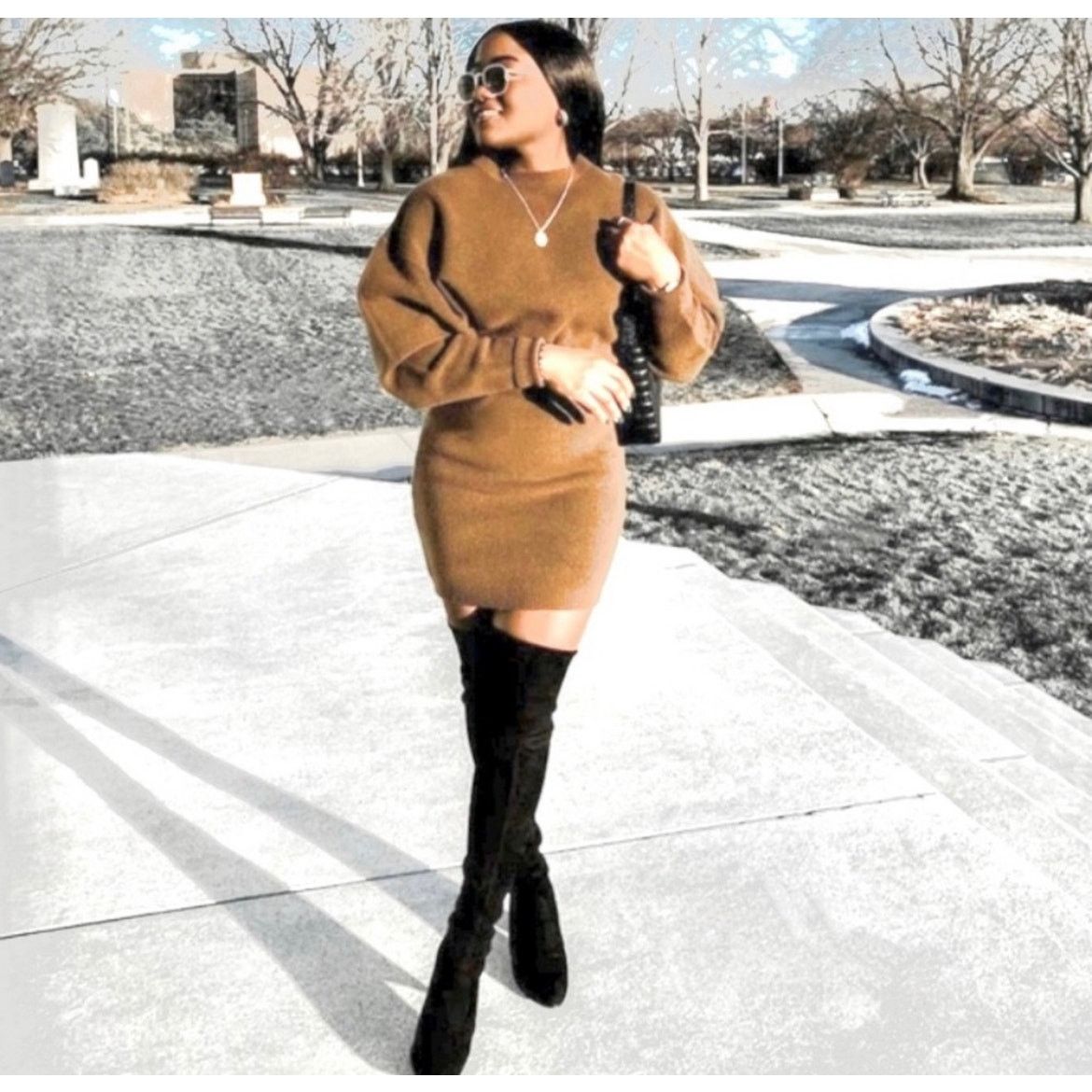 Zara ZARA BLOGGER FAVORITE 100% WOOL DRESS LIMITED EDITION Size XS / US 0-2 / IT 36-38 - 3 Thumbnail
