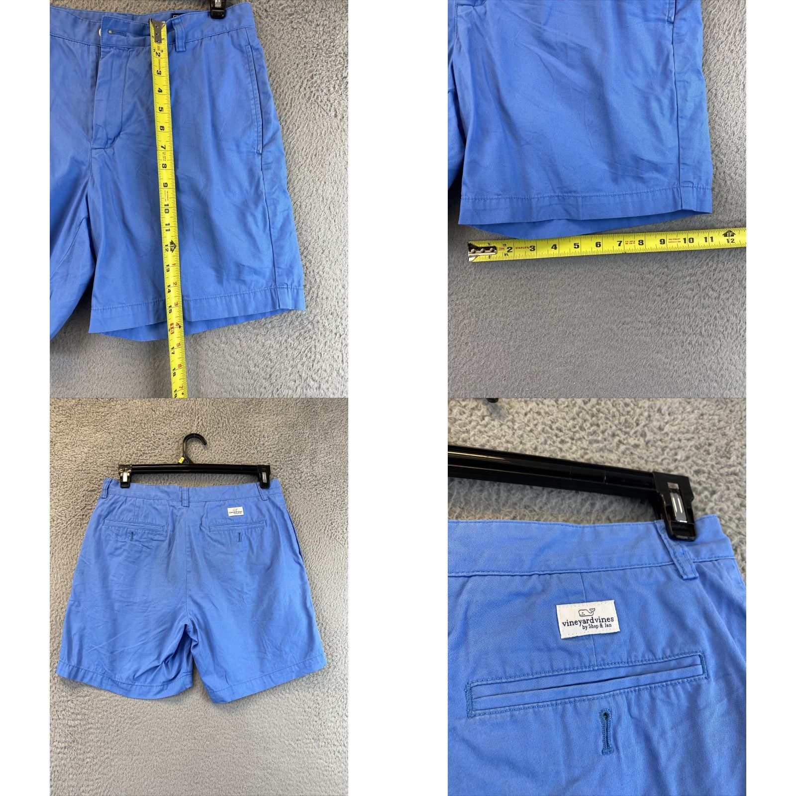 Vineyard Vines VINEYARD VINES Men's Classic Fit Blue Chino Bermuda Shorts 32 Casual Size US 32 / EU 48 - 8 Thumbnail