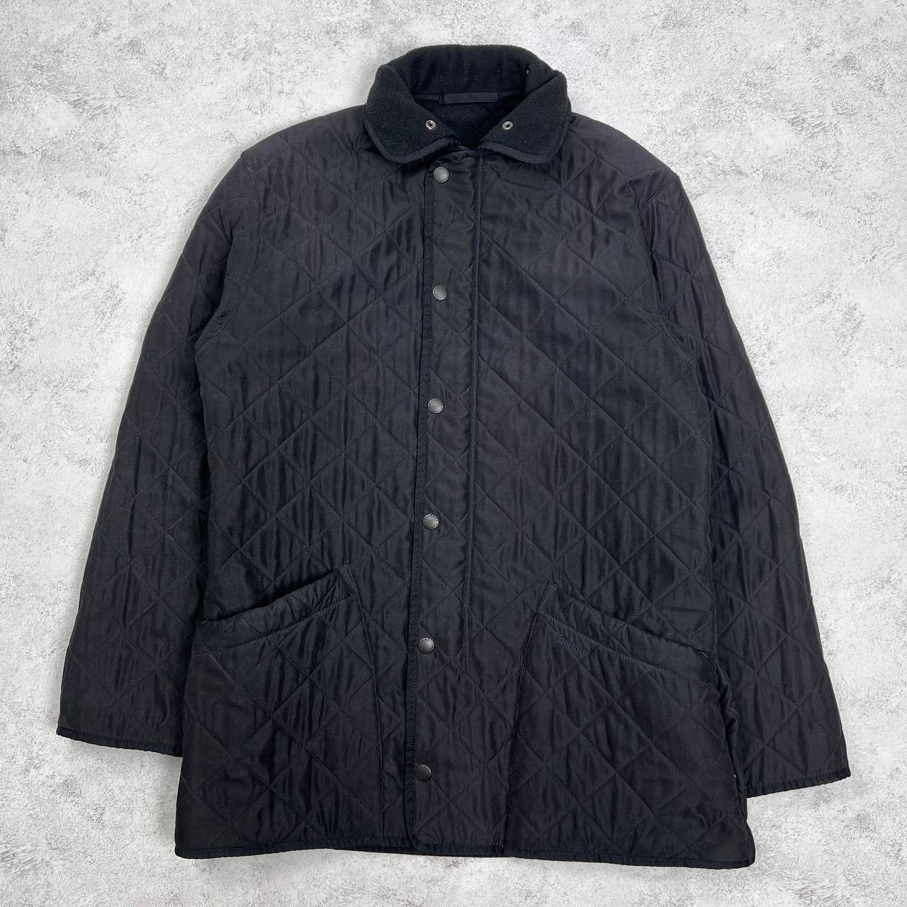 Barbour Barbour Black Quilted Jacket Men's Coat Size M Size US M / EU 48-50 / 2 - 1 Thumbnail