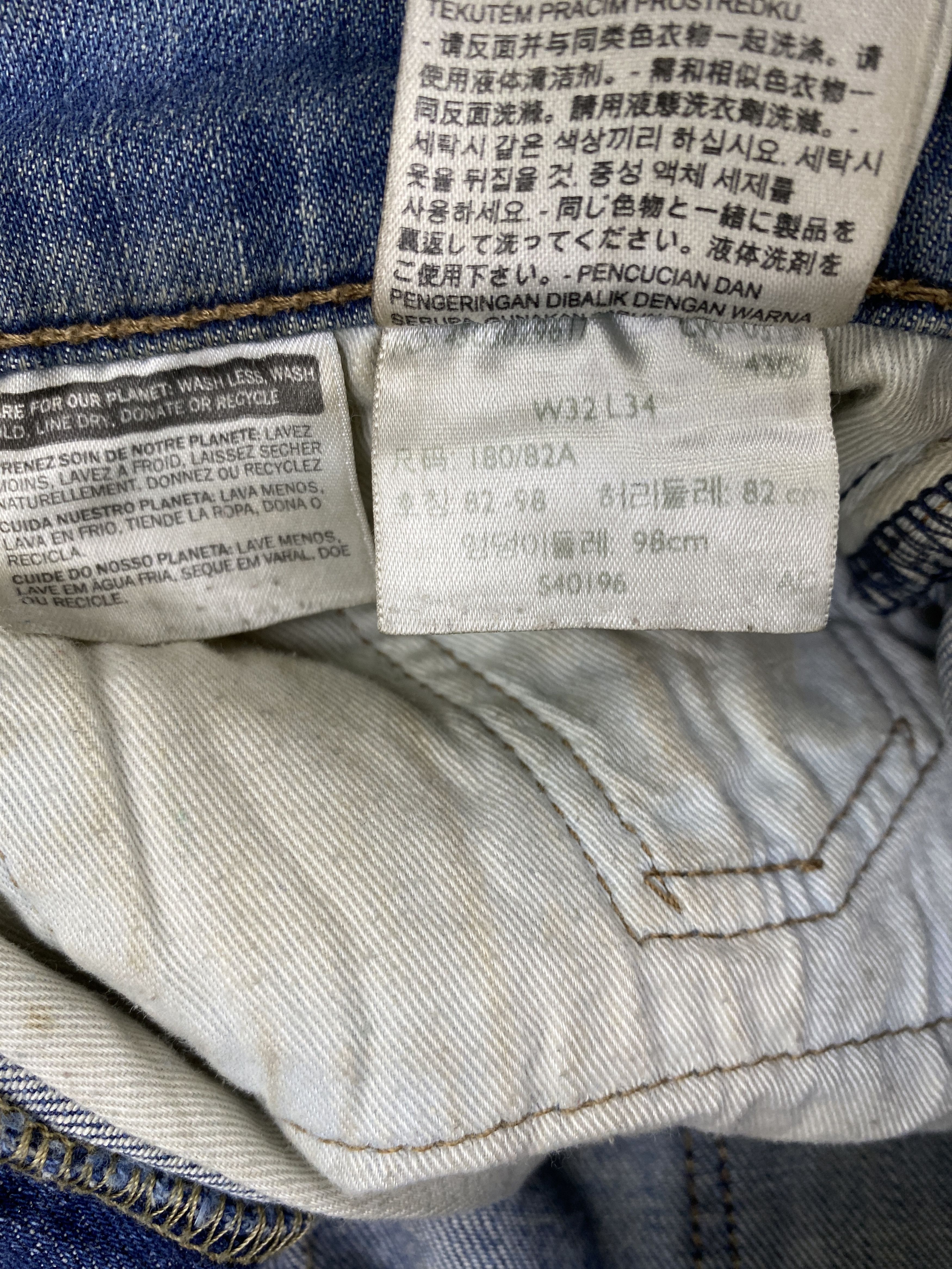 Levi's × Vintage Vintage Levi's 505 Rusty Blue Denim Jeans Size US 30 / EU 46 - 14 Thumbnail