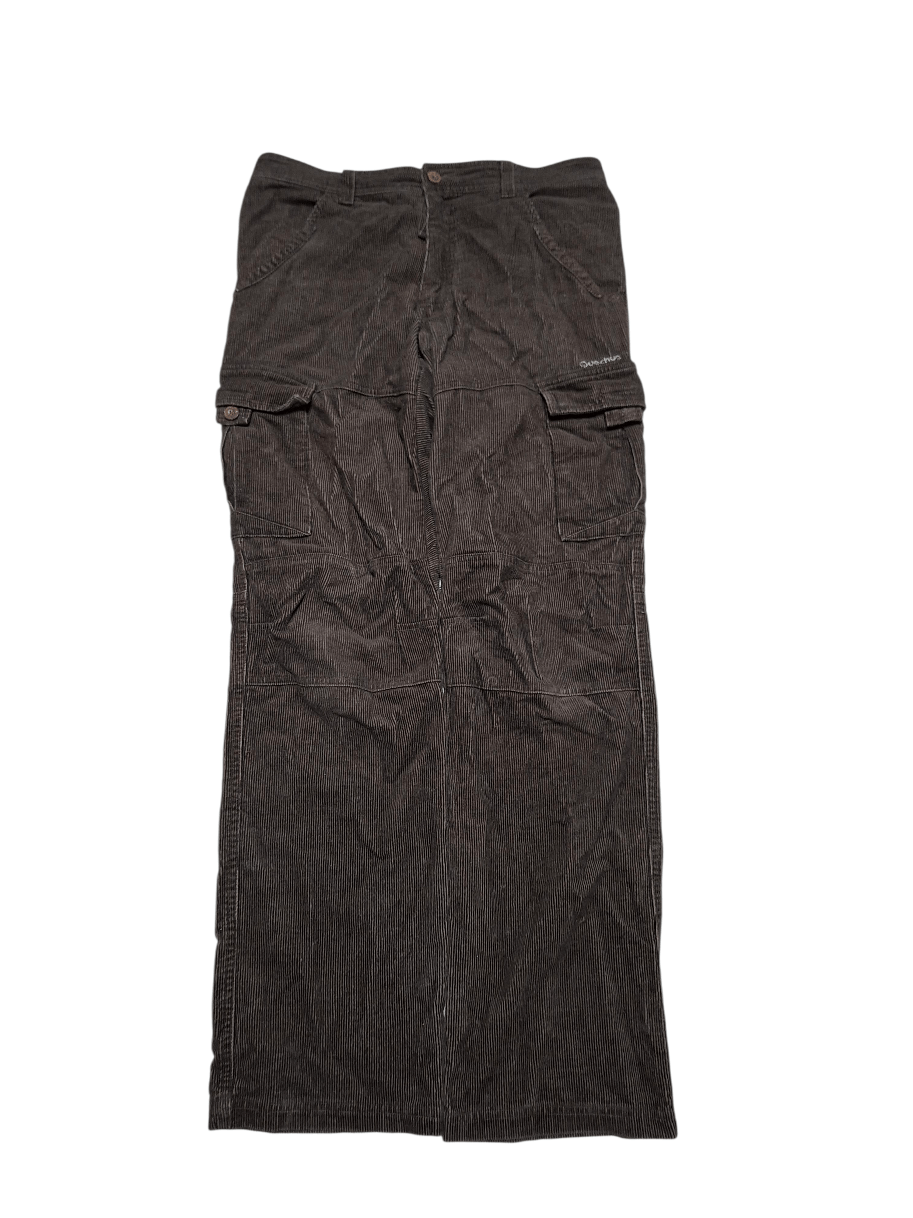 Other QUECHUA VINTAGE CORDUROY SK8 CARGO PANTS Size US 33 - 1 Thumbnail