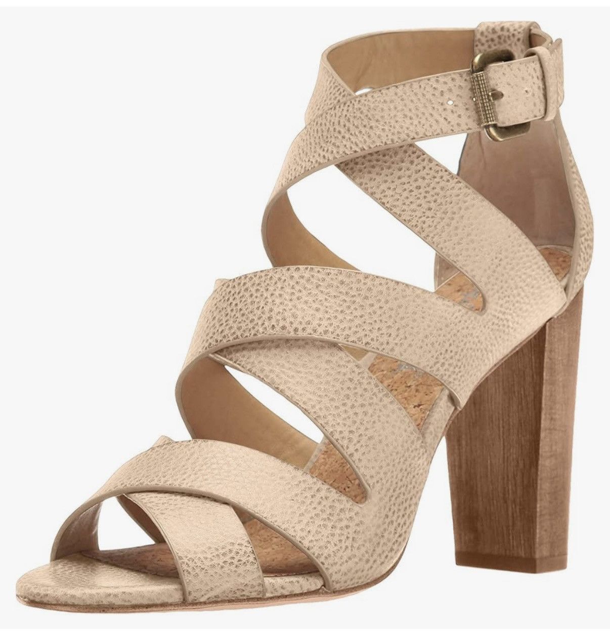 Splendid Splendid Jimmy Crisscross Mushroom Wooden Block Heel Size US 10 / IT 40 - 11 Thumbnail