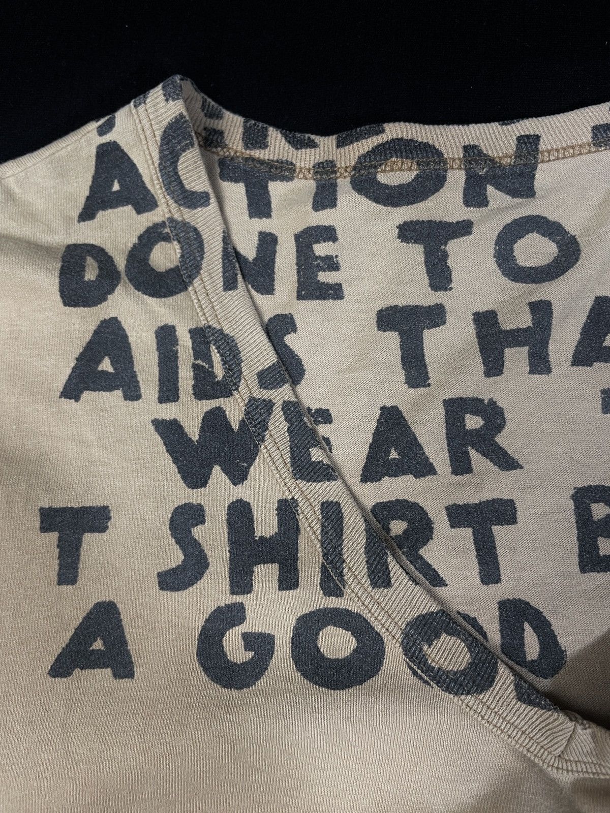 Maison Margiela Maison Margiela Aids Tee Size US M / EU 48-50 / 2 - 3 Thumbnail