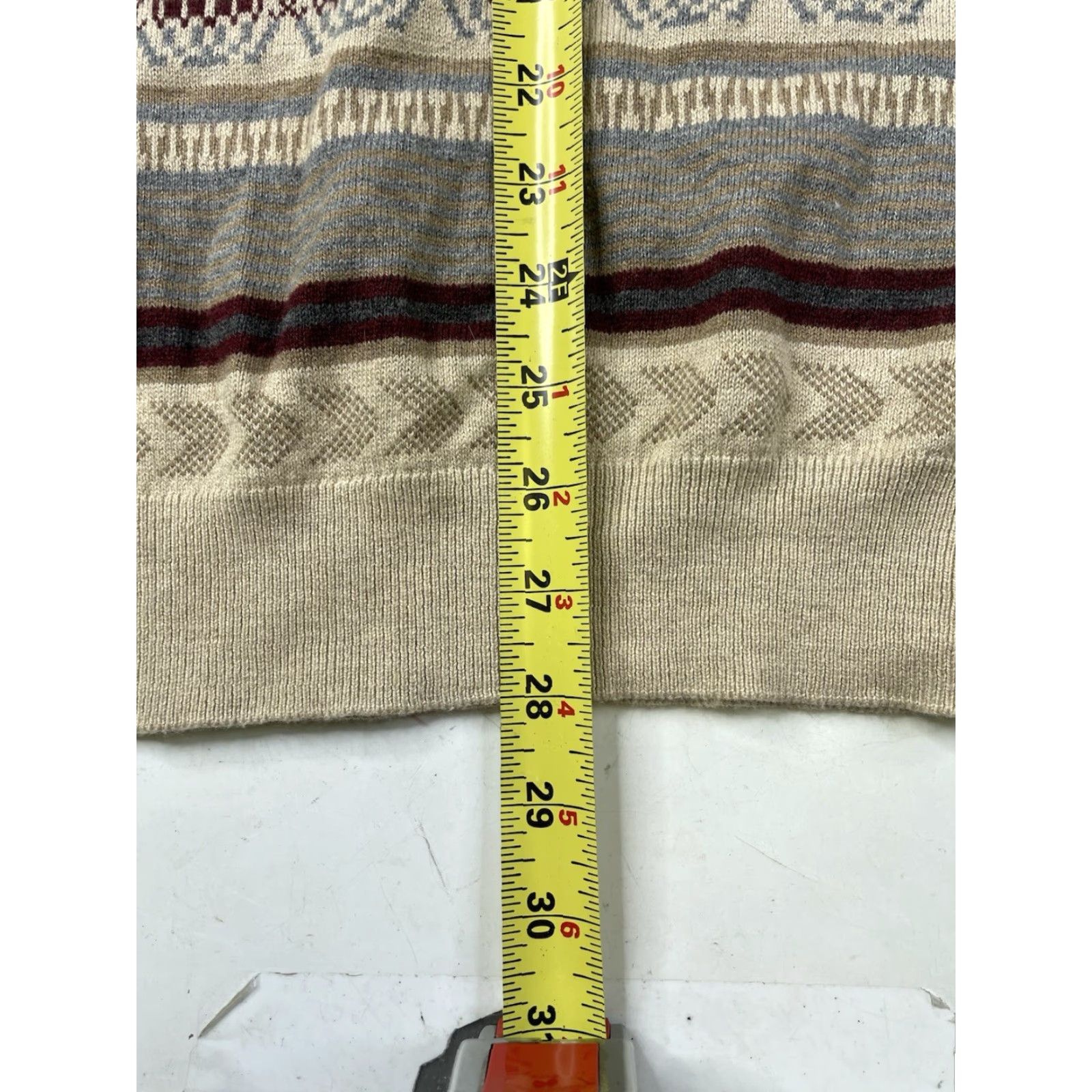 Tasso Elba Tasso Elba Sweater 1/4 Zip Pullover Men L Fair Isle Multicolor Knit Cashmere Blend Size US L / EU 52-54 / 3 - 6 Thumbnail