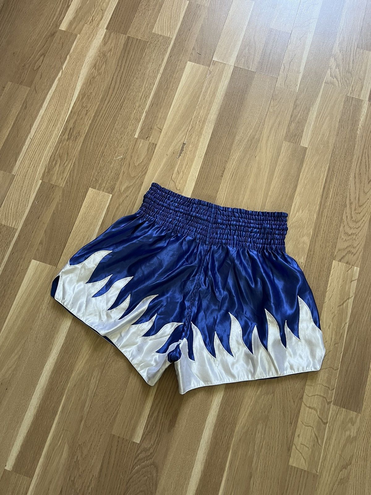 Other × Vintage Vintage Muay Thai boxing shorts blue m size Size US 32 / EU 48 - 7 Thumbnail