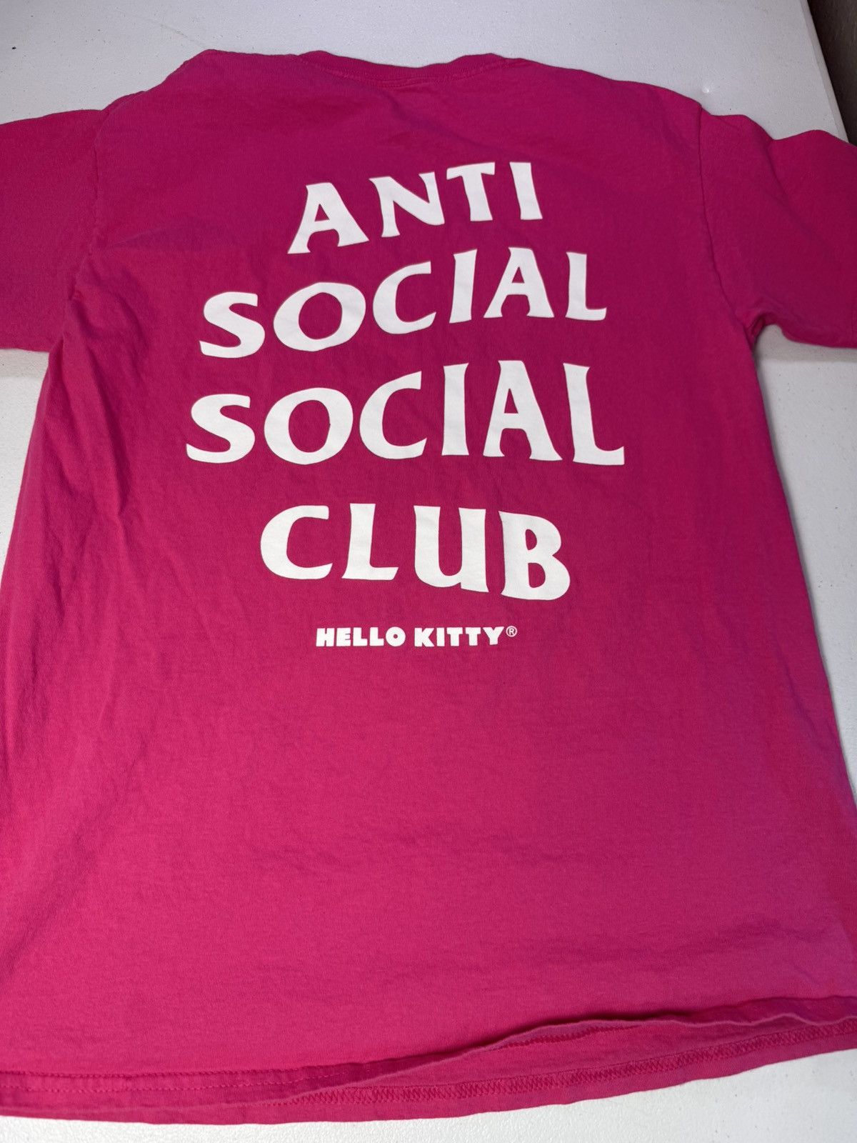 Anti Social Social Club Anit Social Social Club x Hello Kitty Pink T Shirt Size M Size US M / EU 48-50 / 2 - 7 Thumbnail