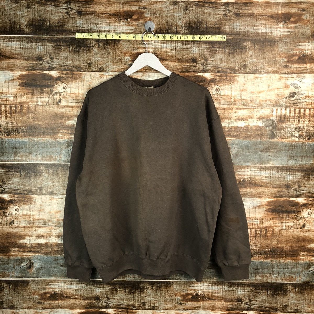Japanese Brand Sun Friend vintage Brown Sweatshirt #A1533 Size US L / EU 52-54 / 3 - 1 Thumbnail