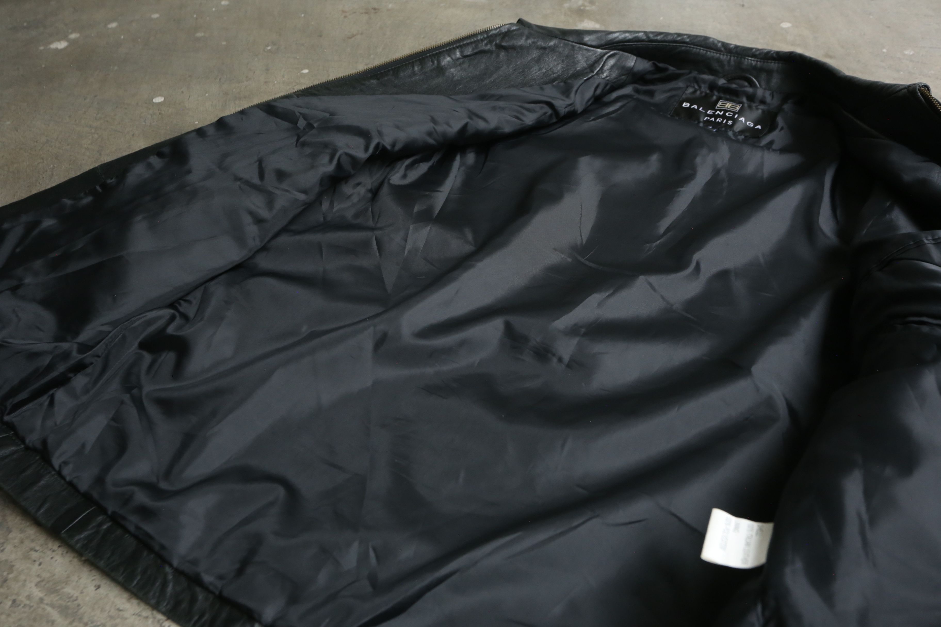 Balenciaga Balenciaga - Vintage - Zip-Up Leather Jacket Size US L / EU 52-54 / 3 - 9 Thumbnail