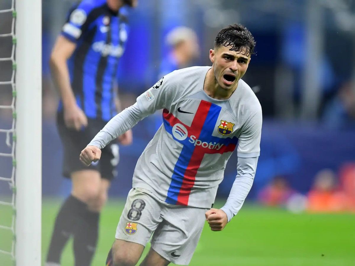 Nike × Vintage NWT BARCELONA NIKE 2022/2023 FOOTBALL THIRD JERSEY #8 PEDRI Size US S / EU 44-46 / 1 - 17 Thumbnail
