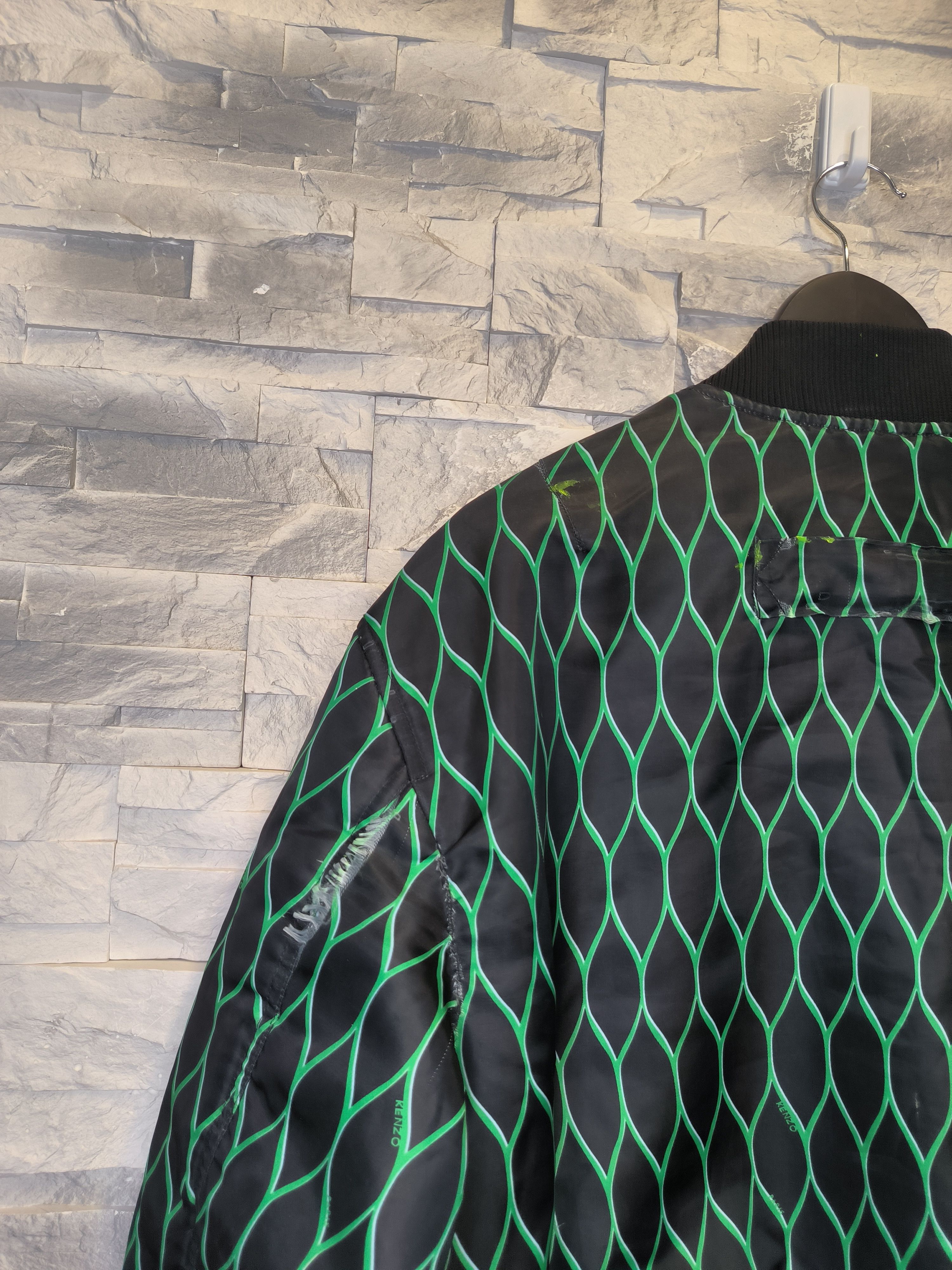 Kenzo Vintage Kenzo x H&M Bomber Jacket Reversible Two Sided Size US L / EU 52-54 / 3 - 12 Thumbnail