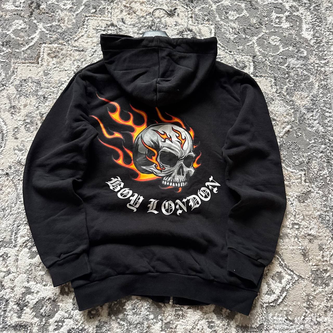 Boy London Vintage Boy London big logo skull flames zip up hoodie Size US S / EU 44-46 / 1 - 2 Thumbnail