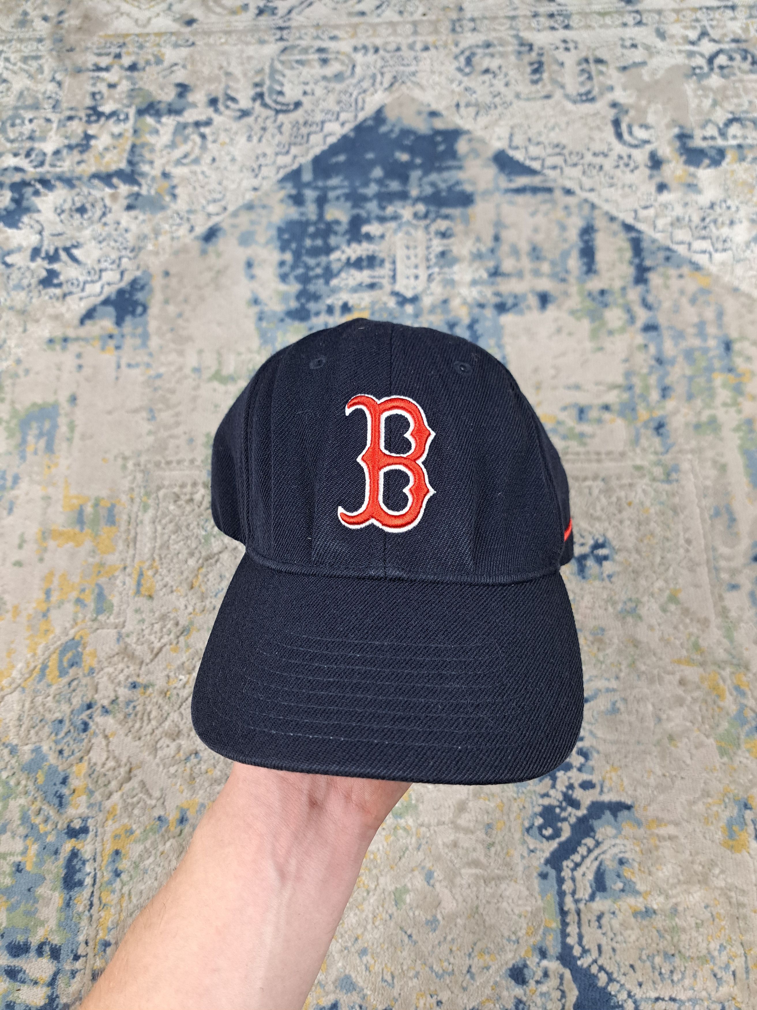 Nike Vintage 90s Nike x Boston Red Sox Baseball MLB Cap Hat Size ONE SIZE - 2 Thumbnail