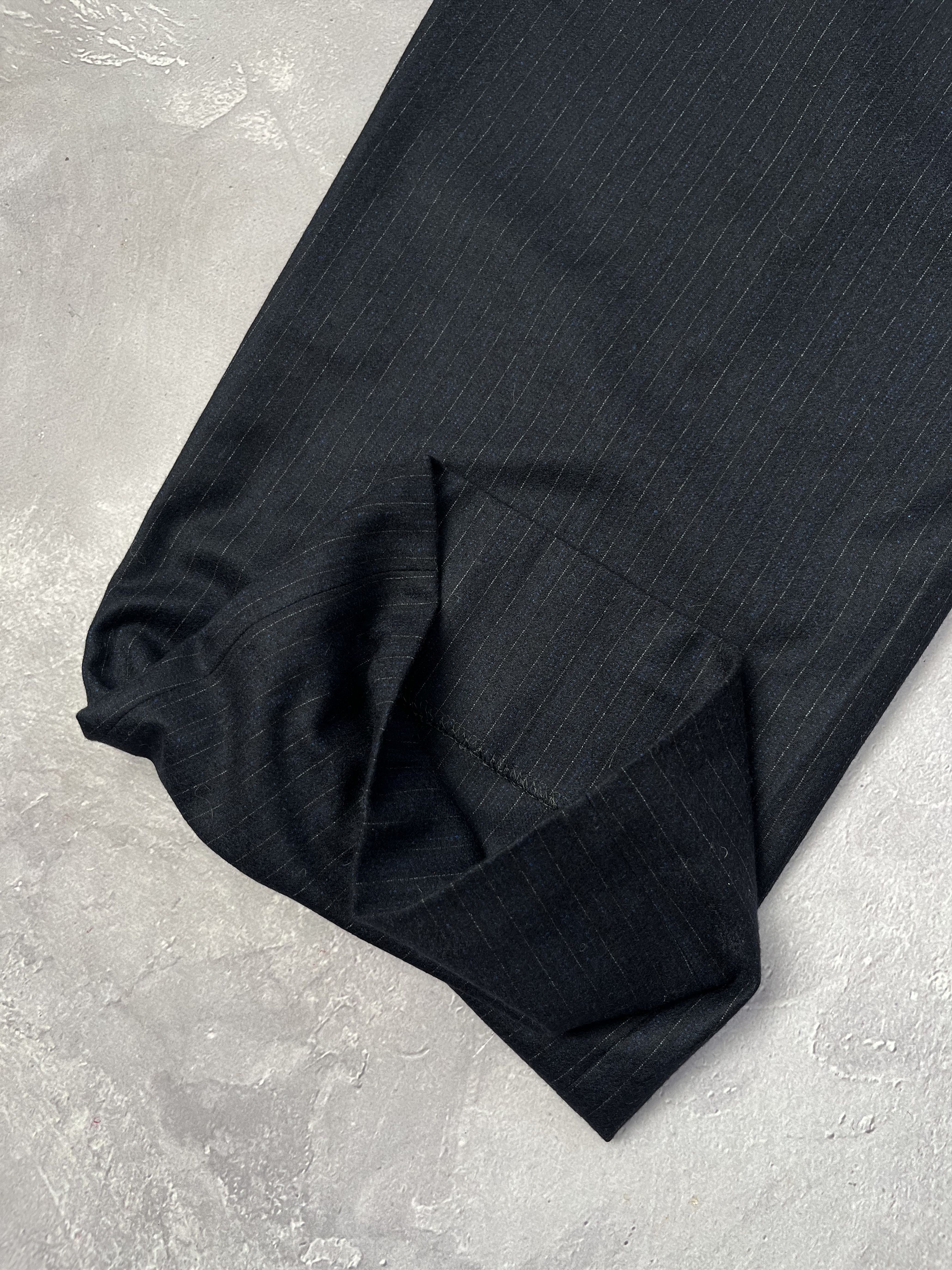 Burberry Vintage Burberry's Wool Cashmere Suit Pinstripe Size 42R Size 42R - 18 Thumbnail