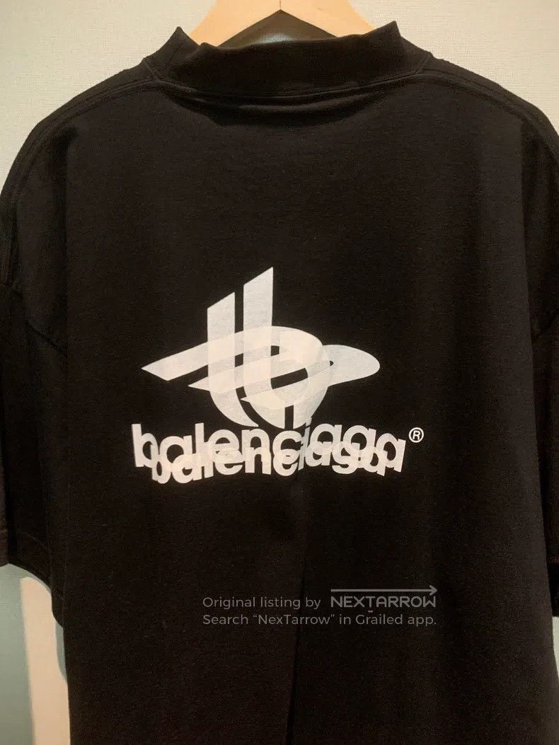 Balenciaga Balenciaga Phantom Overlapped Letter Logo Short Sleeve Size US M / EU 48-50 / 2 - 5 Thumbnail