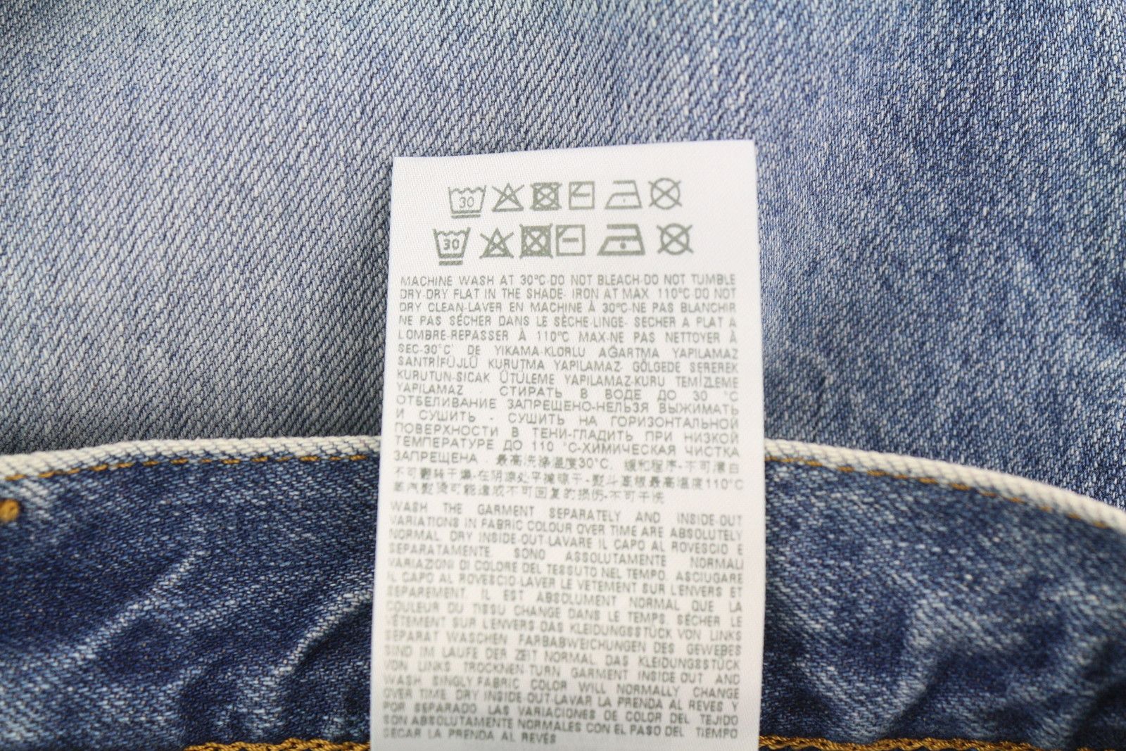 Diesel 1995 09C66 W30/L32 Blue Faded Slim Straight 85420 Size US 30 / EU 46 - 9 Thumbnail