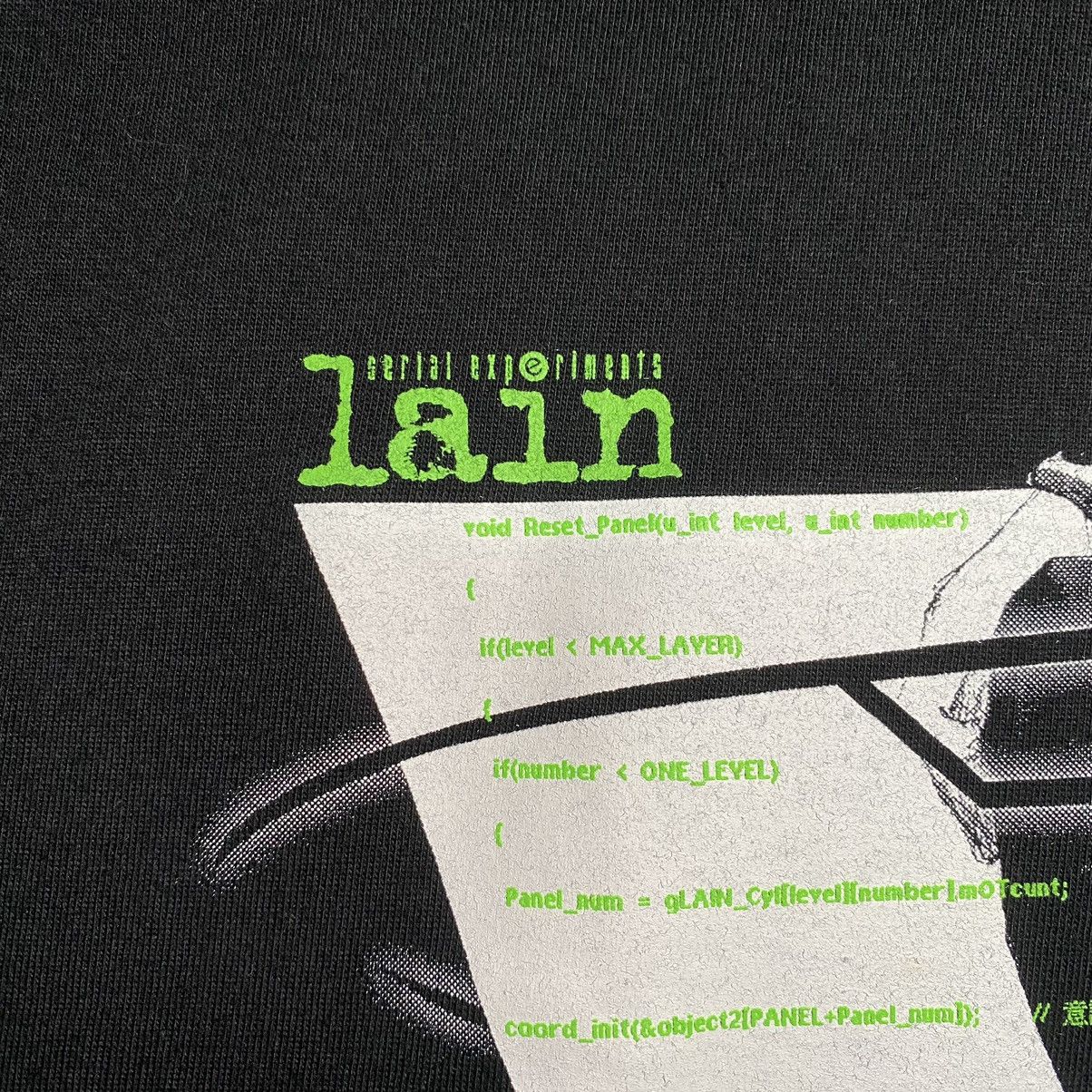 Anime RARE🔥 Serial Experiments Lain Cyberpunk Anime T Shirt Size US L / EU 52-54 / 3 - 10 Thumbnail