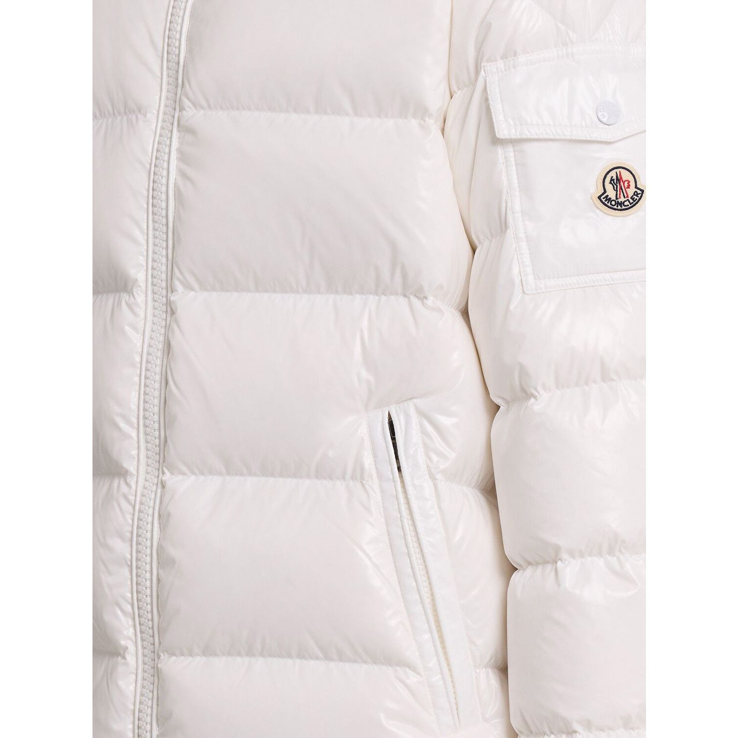Moncler MONCLER maya Men's White Down Jacket New (Men's size:L;) Size US L / EU 52-54 / 3 - 2 Thumbnail