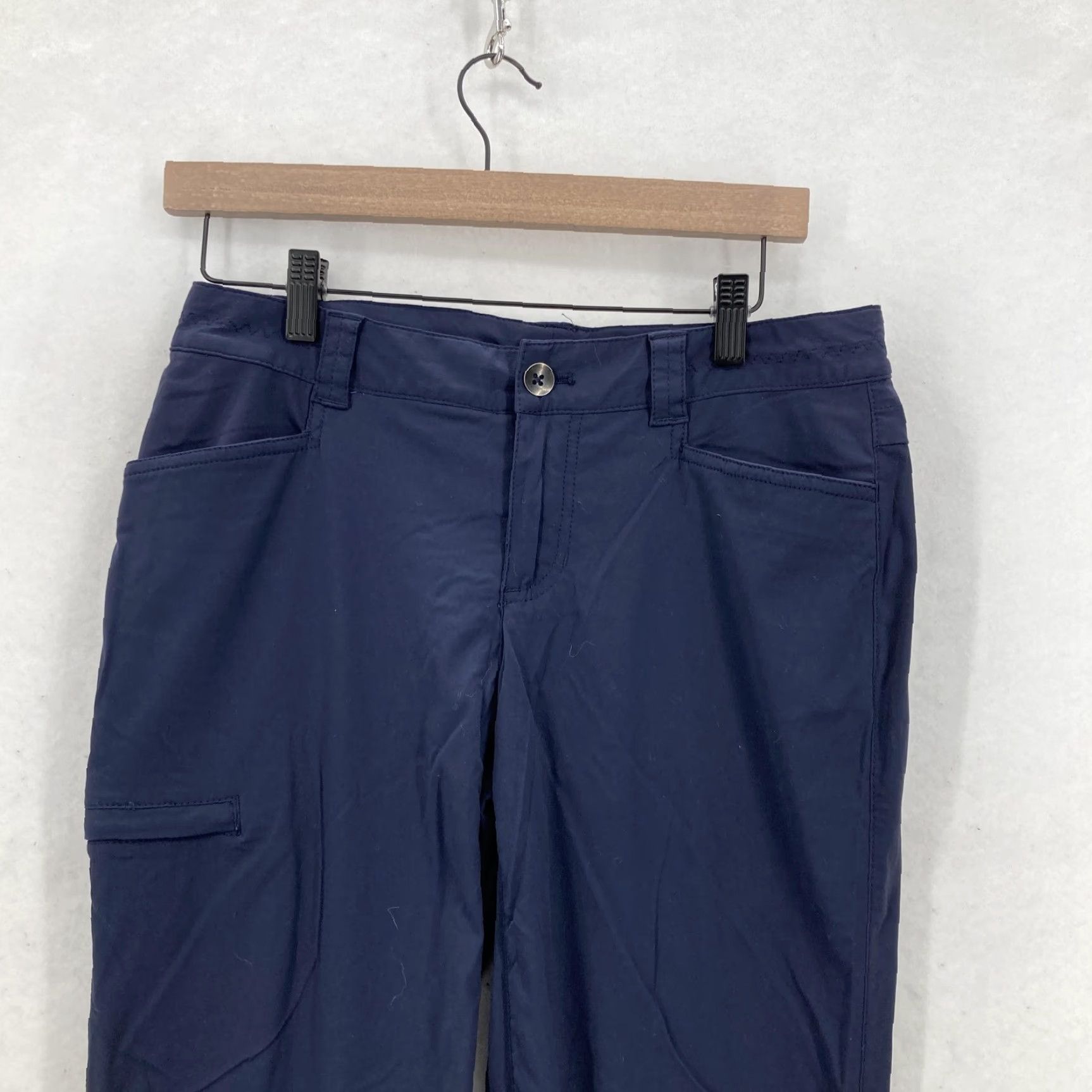Eddie Bauer VINTAGE Eddie Bauer Travex Pants Womens 2 Navy Blue Hiking Nylon Stretch Outdoor Cargo Pants Women 2 Navy Blue Size 26" / US 2 / IT 38 - 2 Thumbnail