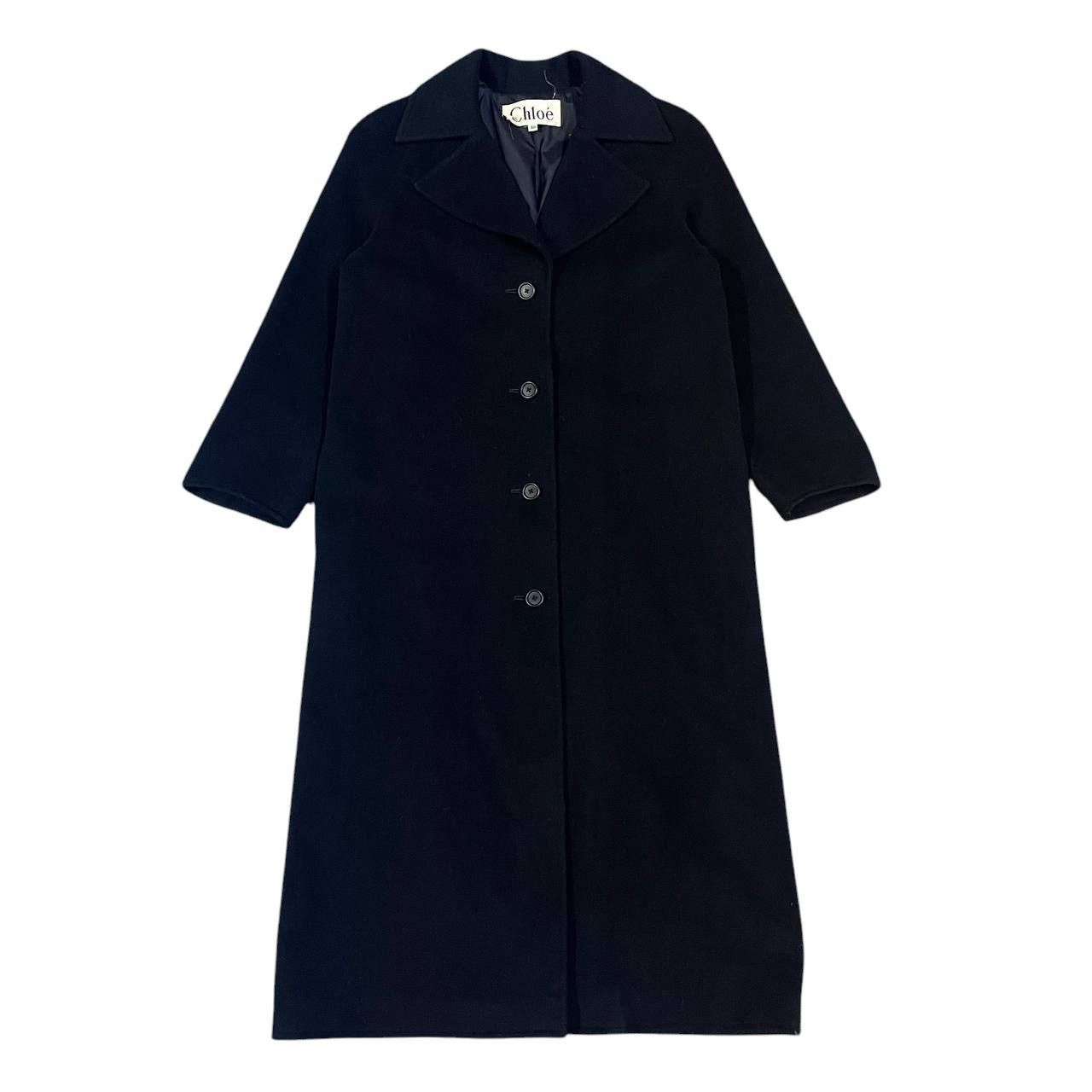 Chloe Vintage Chloe Wool Overcoat Size S / US 4 / IT 40 - 1 Thumbnail