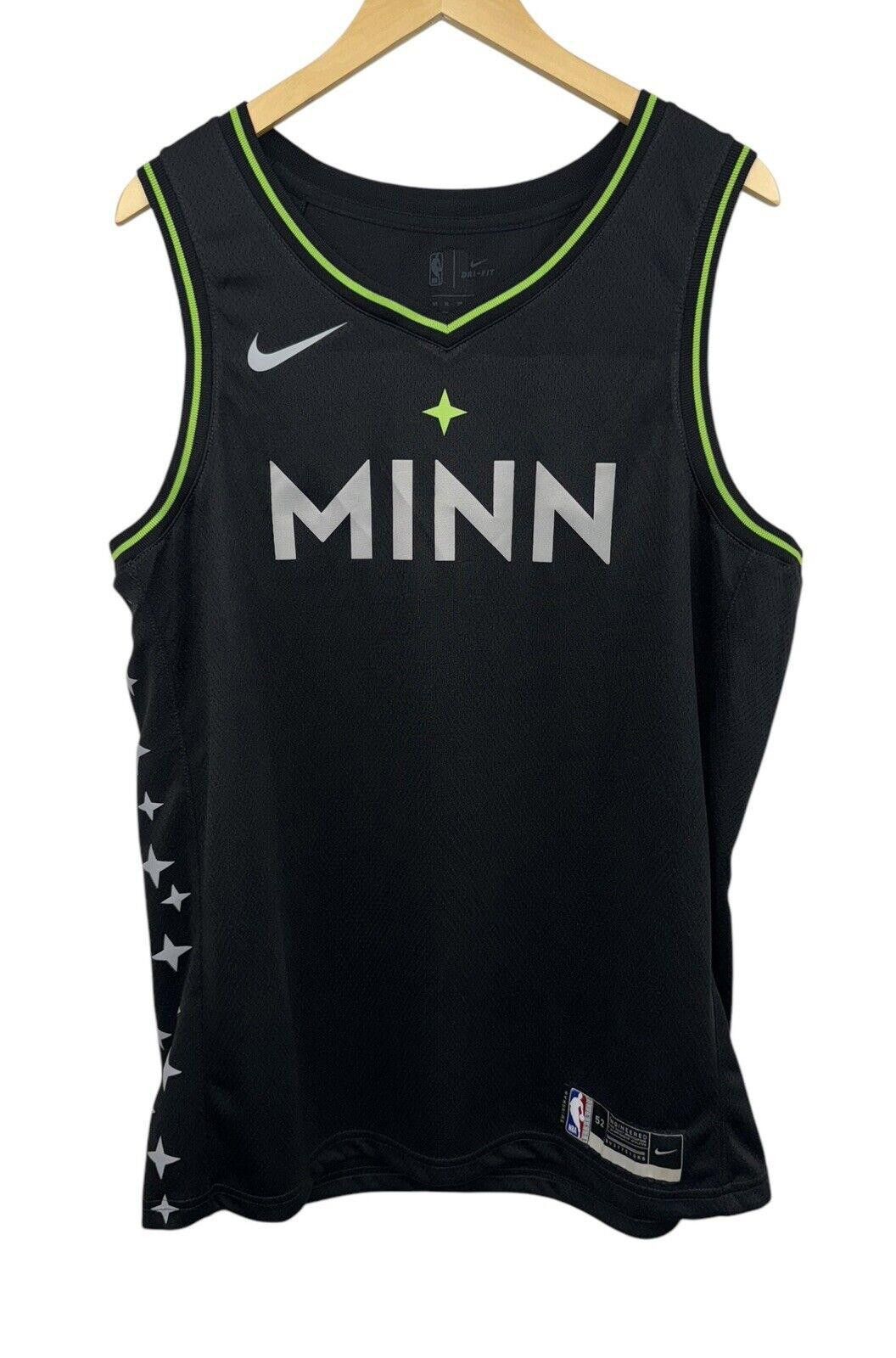 Nike Nike Minnesota Timberwolves 2020-2021 Blank City Jersey 52 Size ONE SIZE - 1 Thumbnail