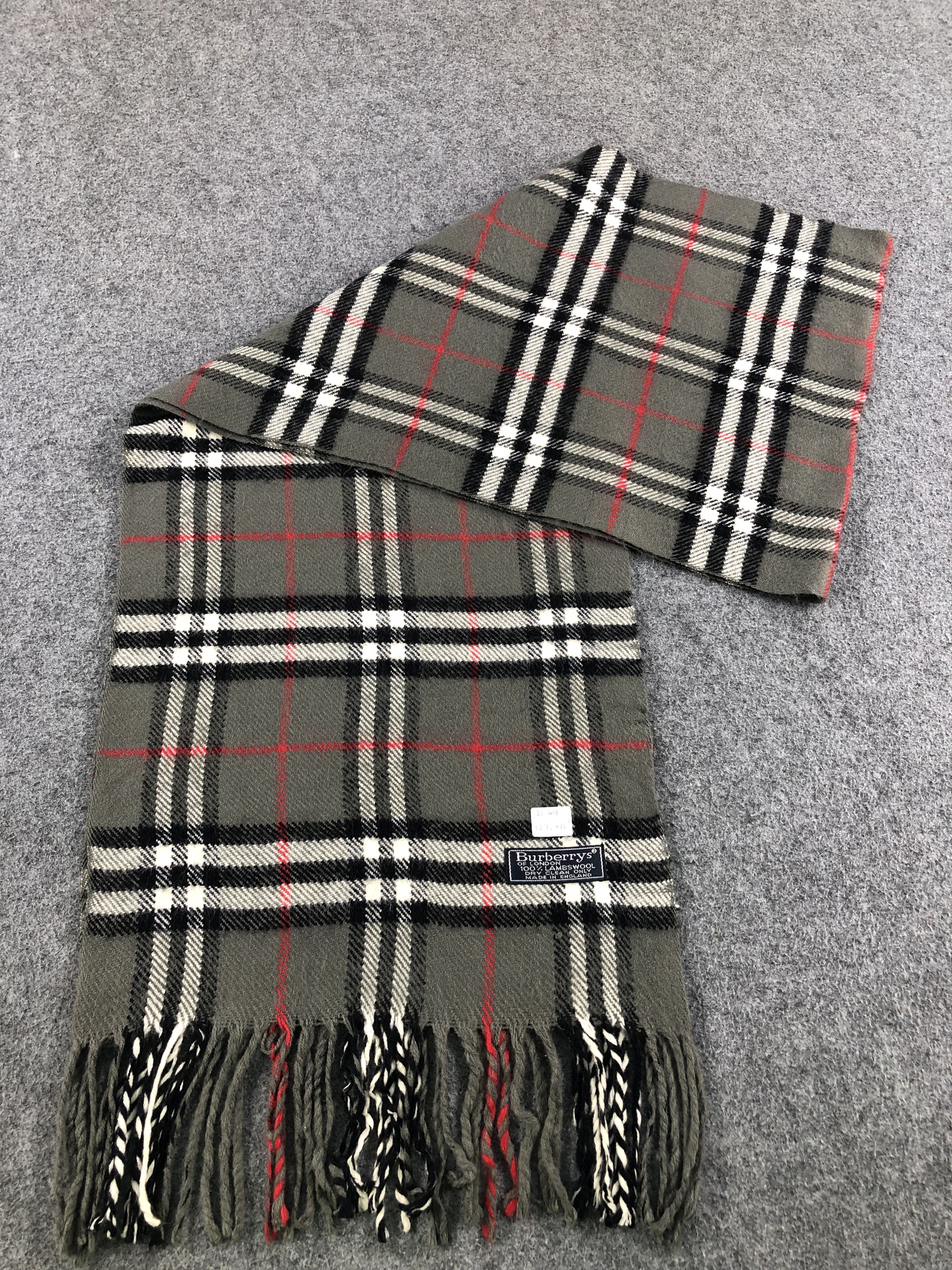 Burberry Burberry Scarf / Muffler / Neckwear Lambswool Size ONE SIZE - 5 Thumbnail